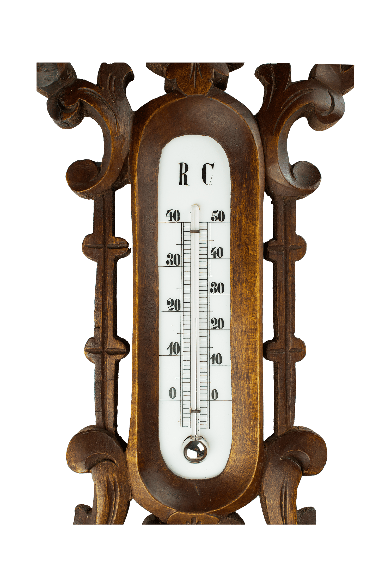 Imperial Russia Walnut-framed Barometer