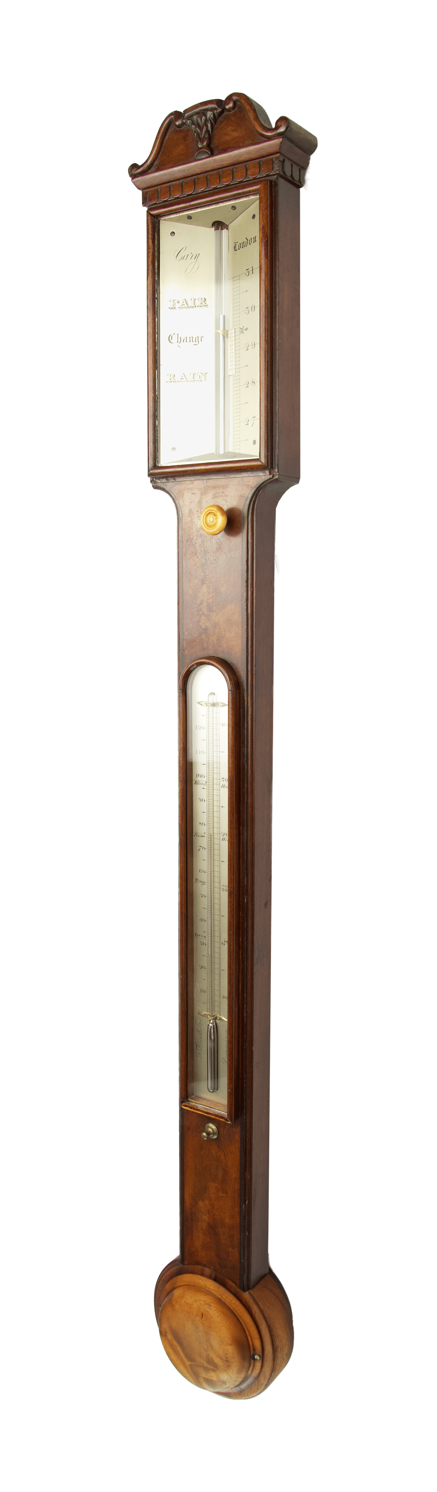 Mahogany Stick Barometer