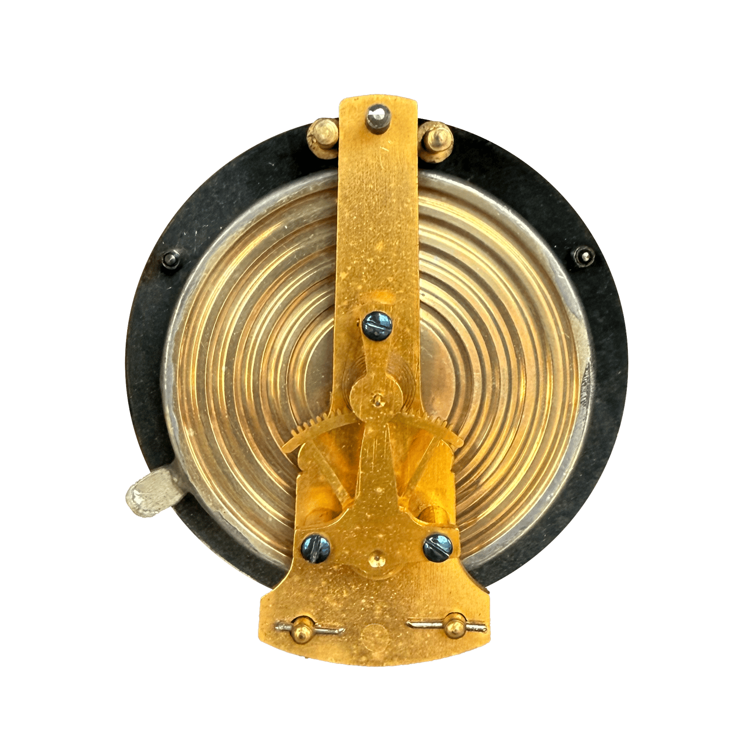 Rack and pinion desk barometer