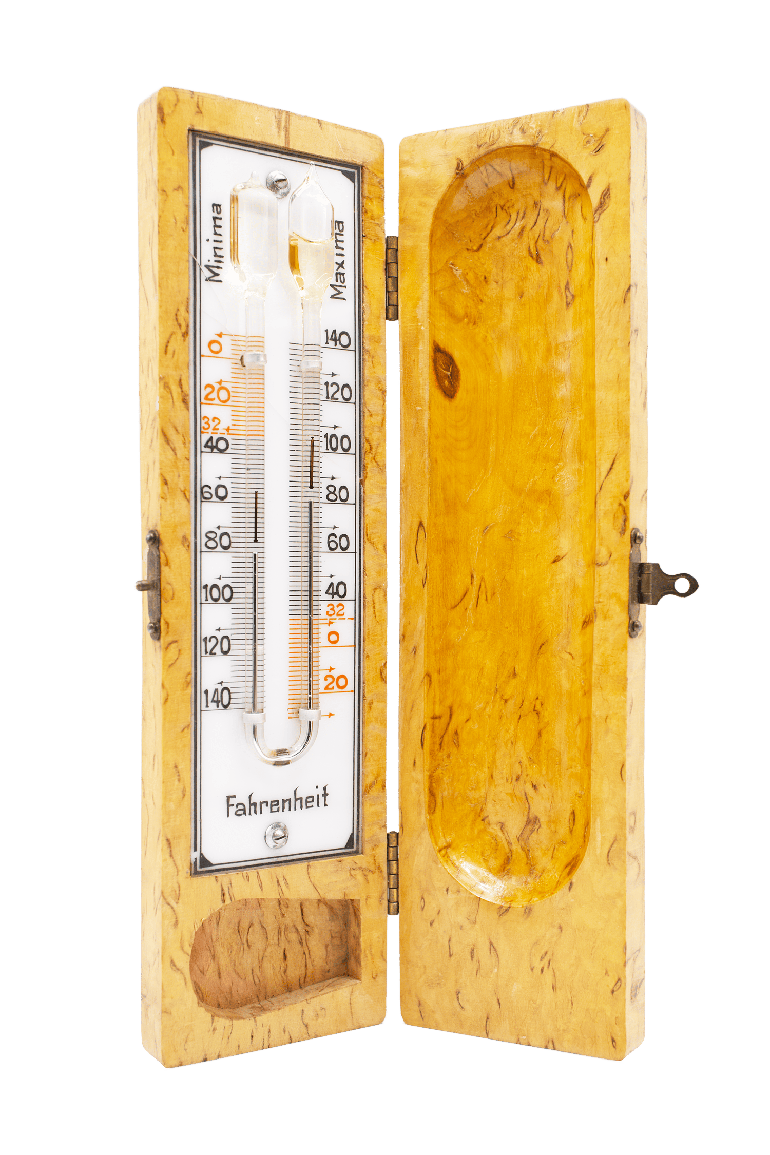 Pocket max–min thermometer
