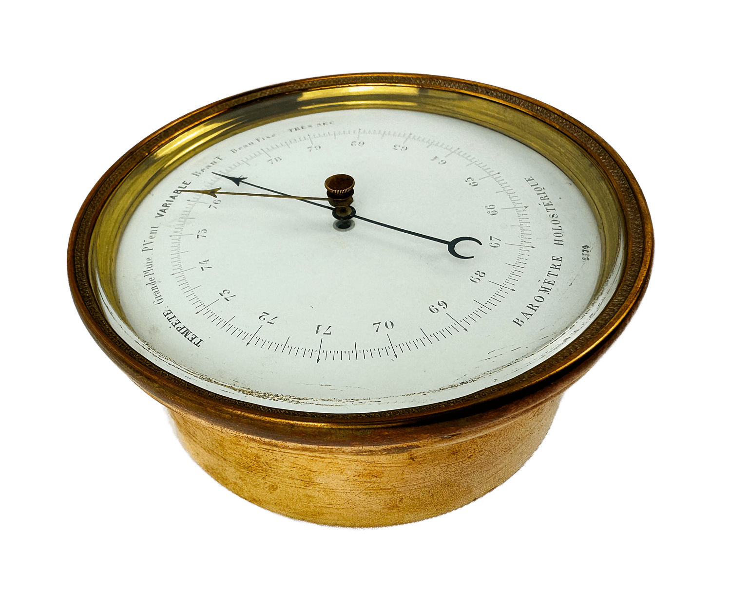 Brass-cased ships’ aneroid