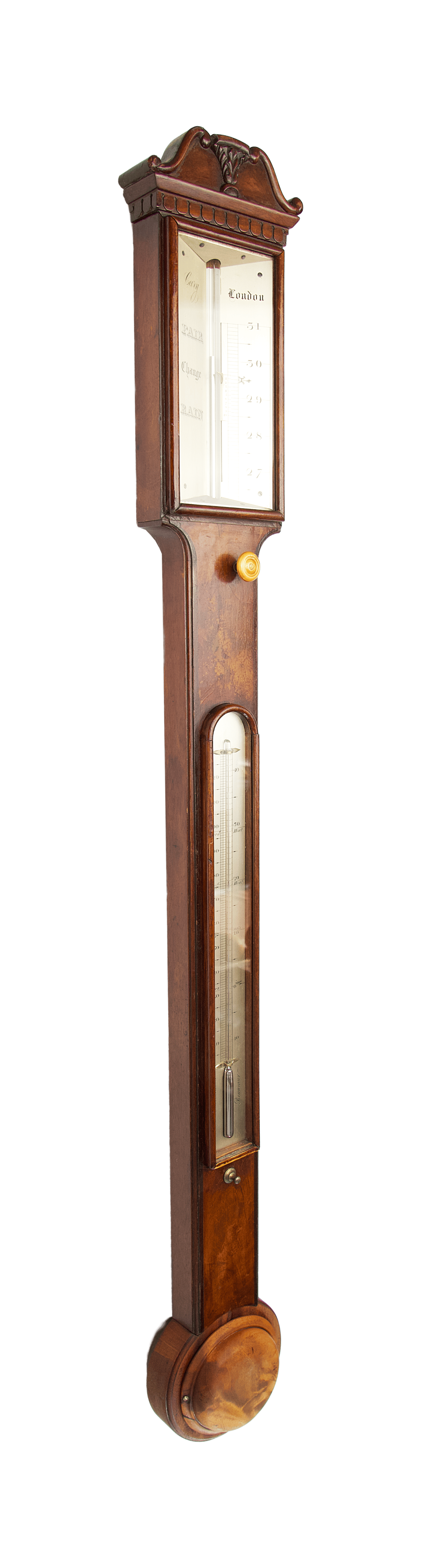 Mahogany Stick Barometer