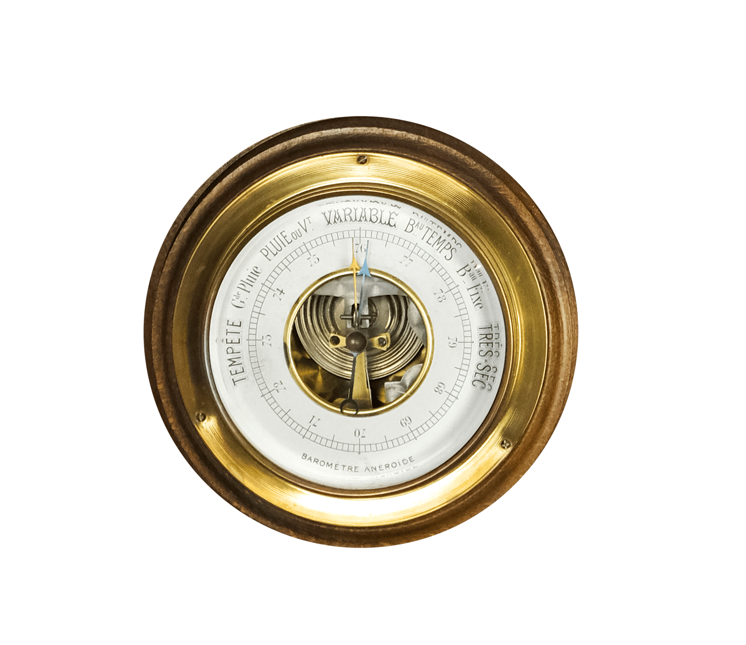 Henry II Style Carved Barometer