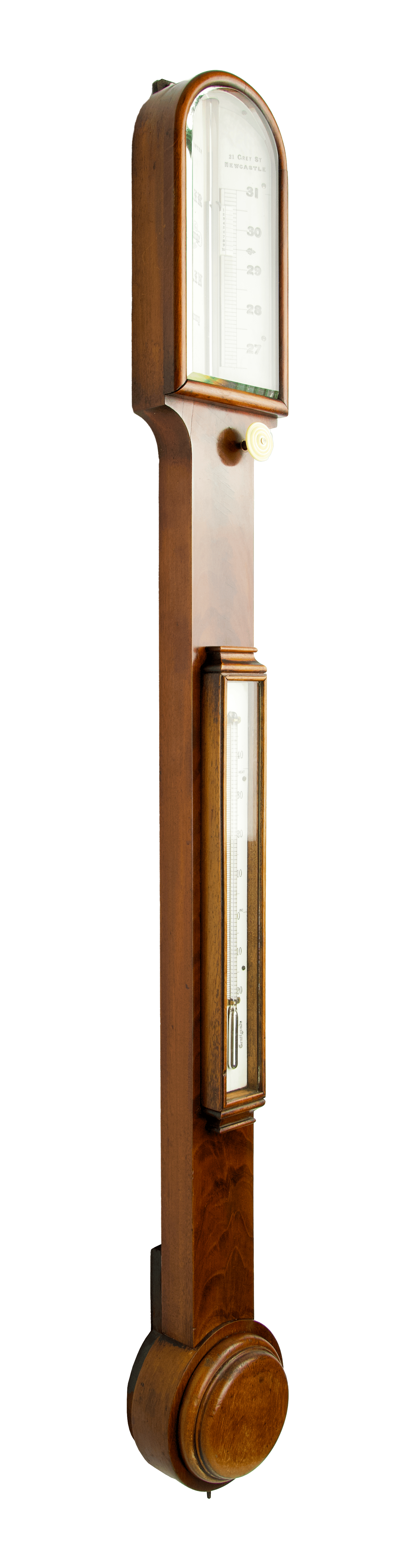 Mahogany cistern barometer