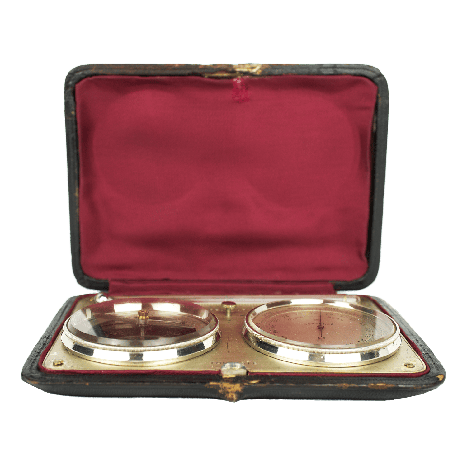 Tourist set featuring an orographic barometer