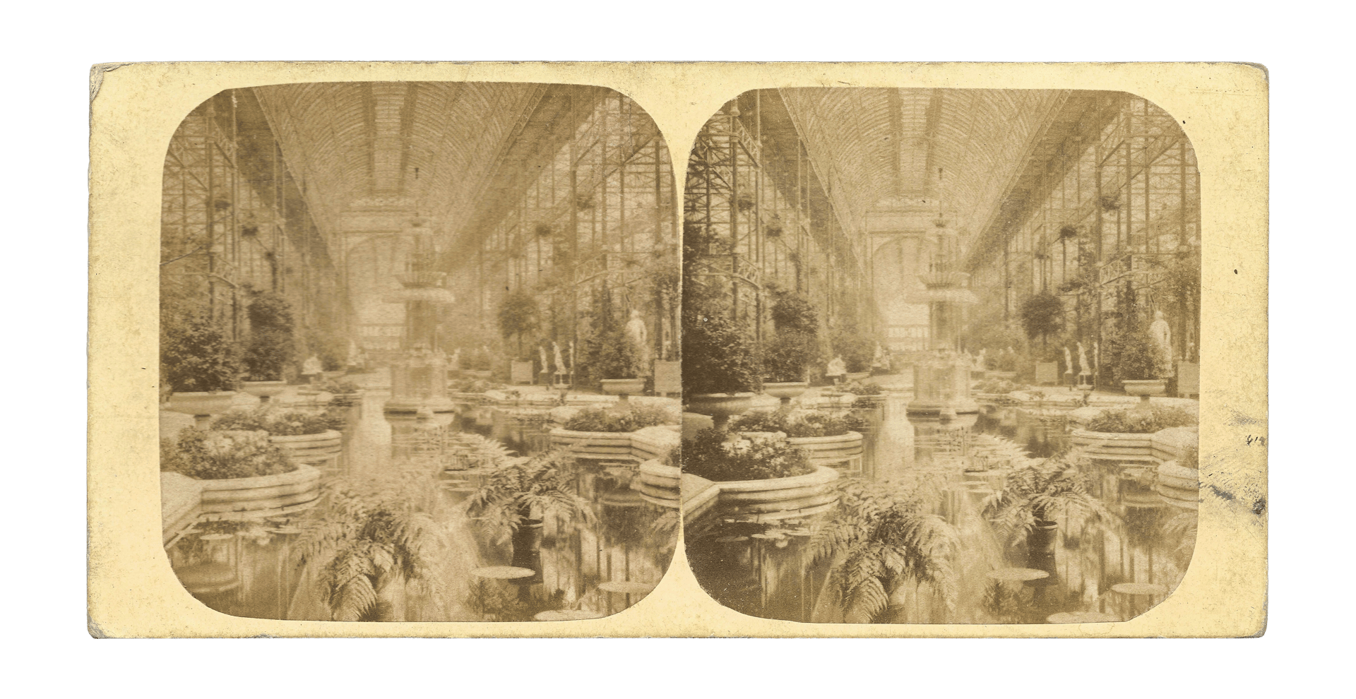 The Nave of Crystal Palace, looking towards the North