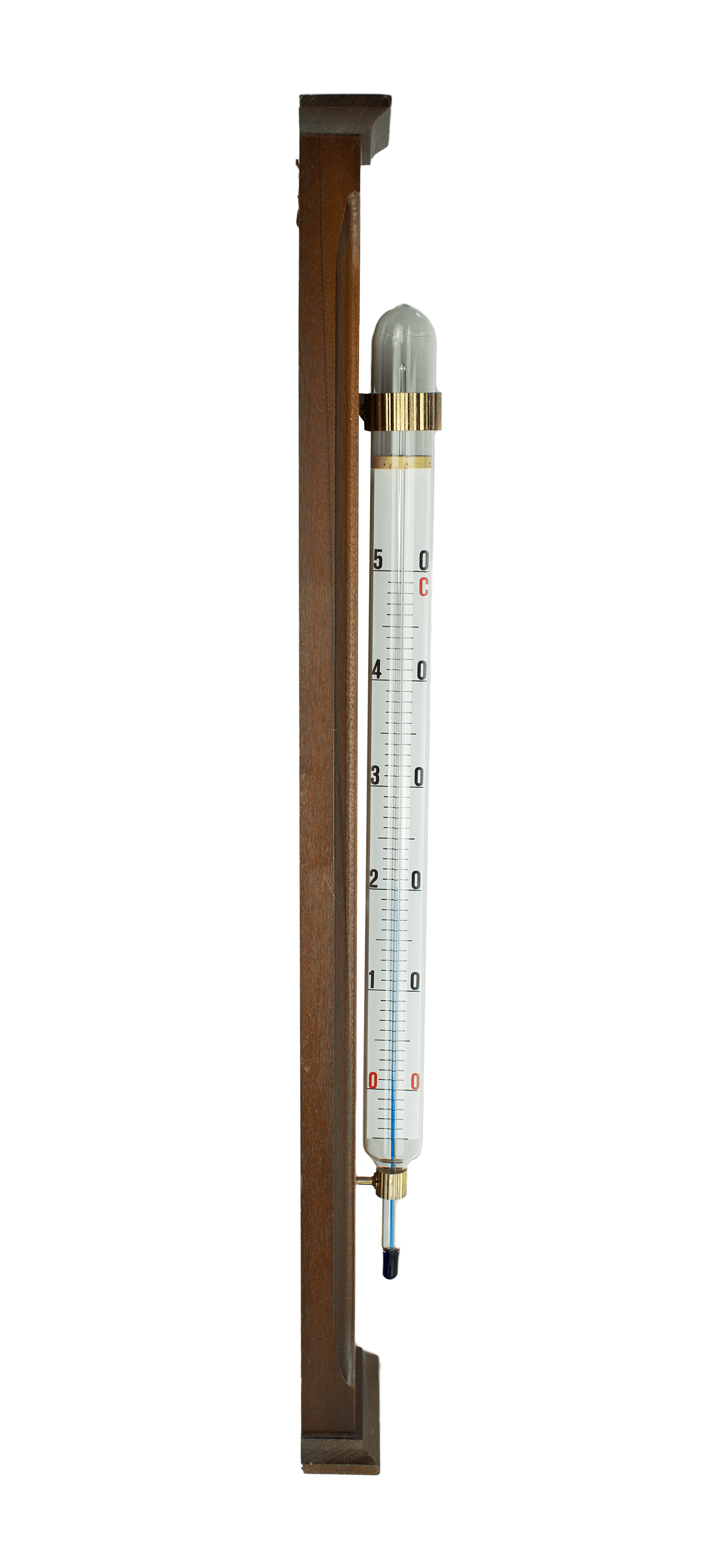 Wall-mounted household thermometer