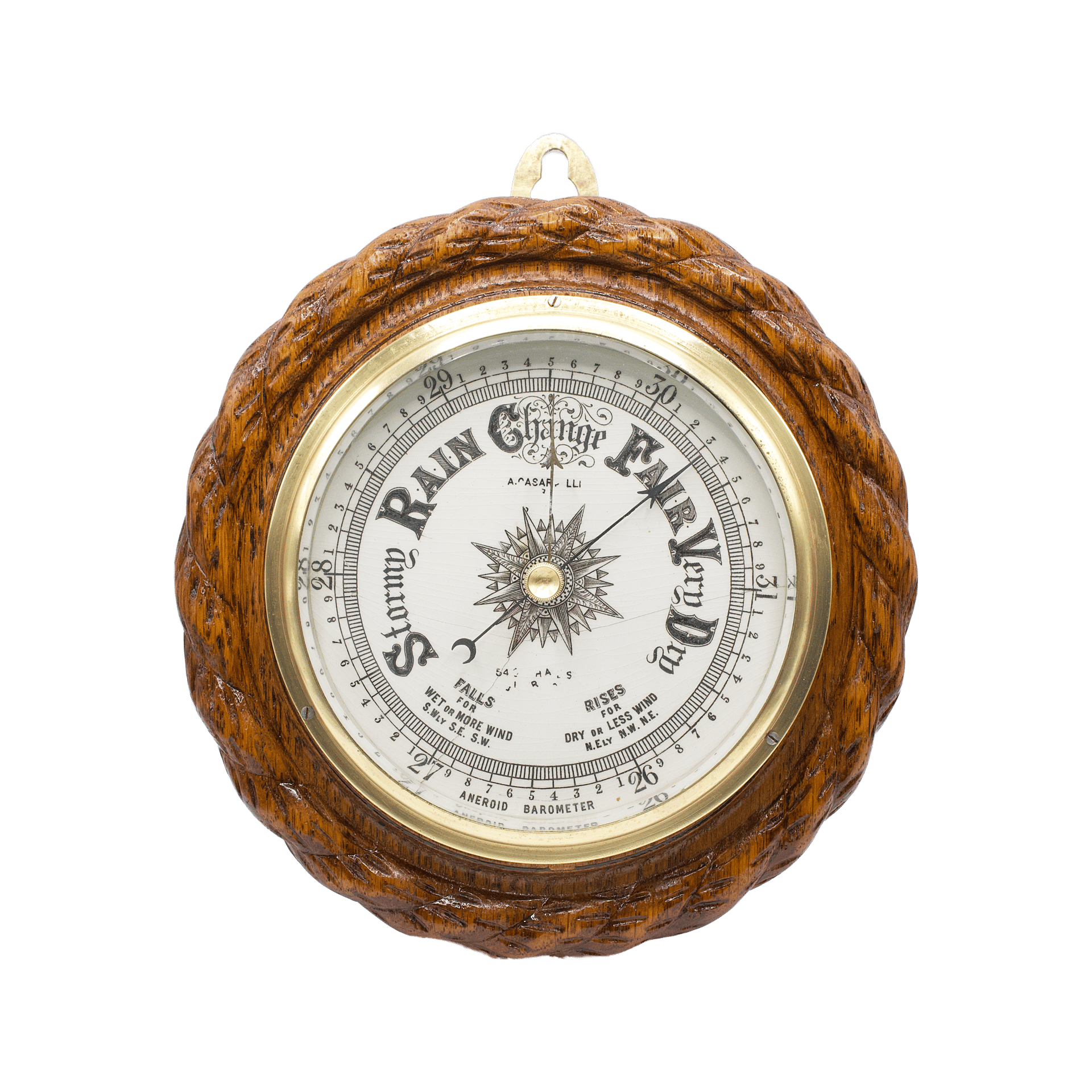 Maritime Rope Frame Barometer