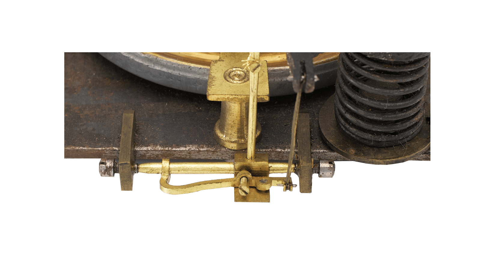 Very early oak case aneroid barometer