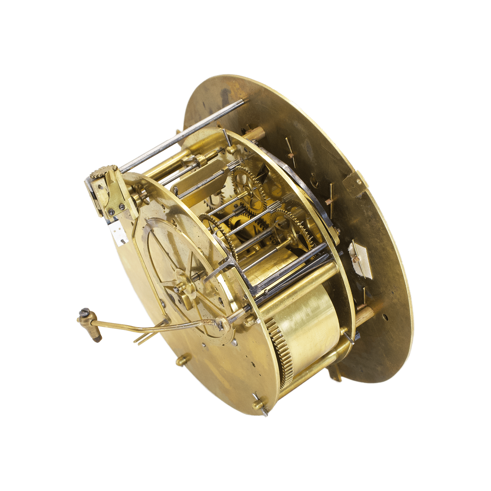 Breguet Aneroid Barometer and Wall Clock Garniture