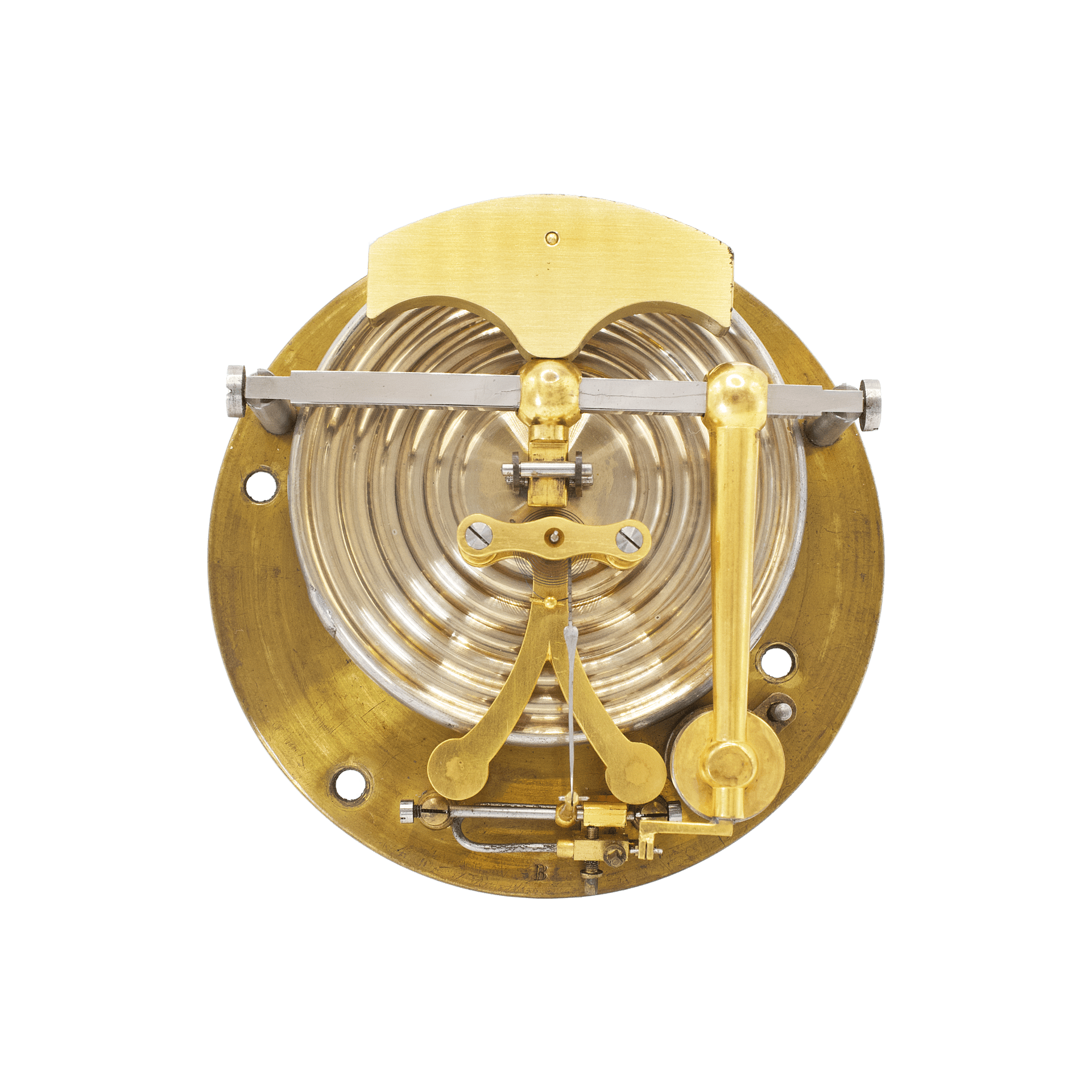 Breguet Aneroid Barometer and Wall Clock Garniture