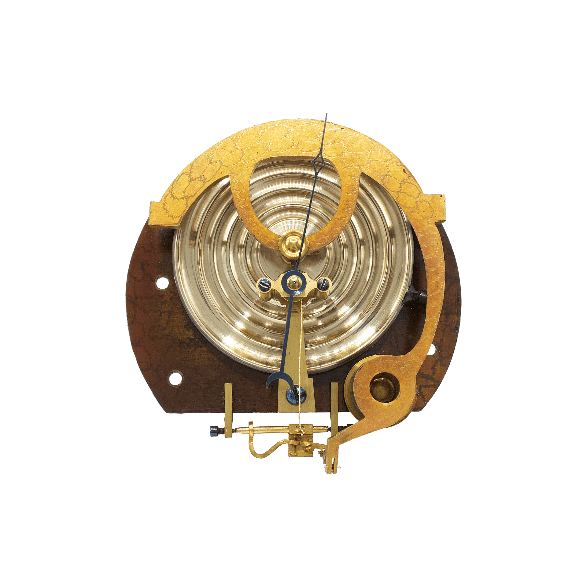 Frog Motif Metal Barometer