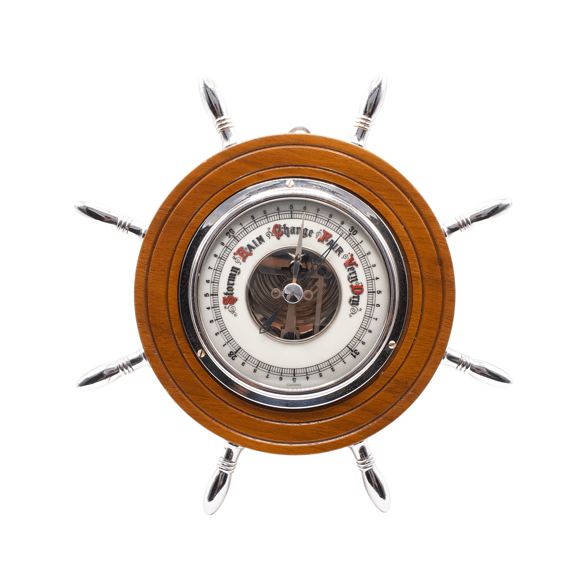 Pilot Wheel Barometer
