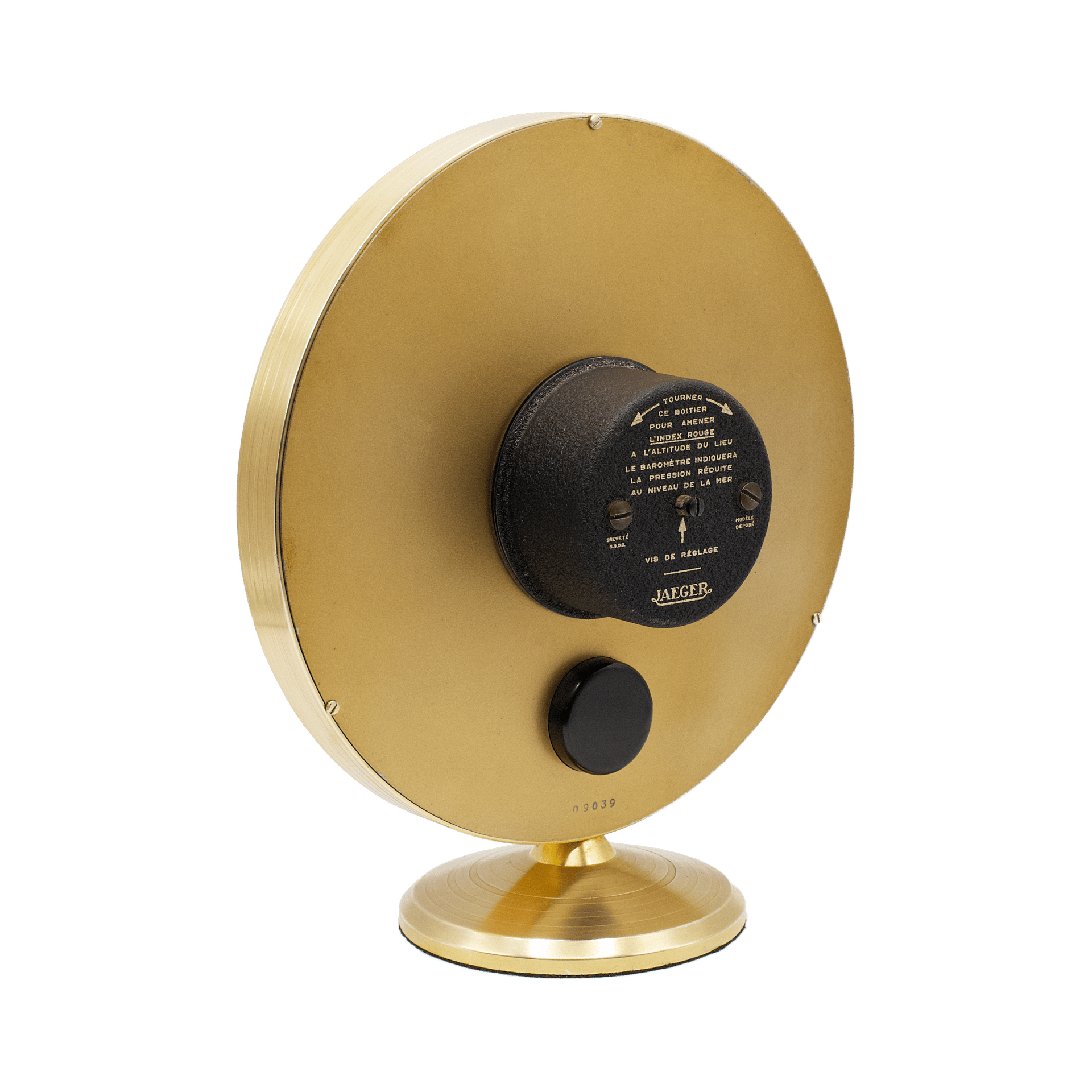 Jaeger Pedestal Aneroid Barometer