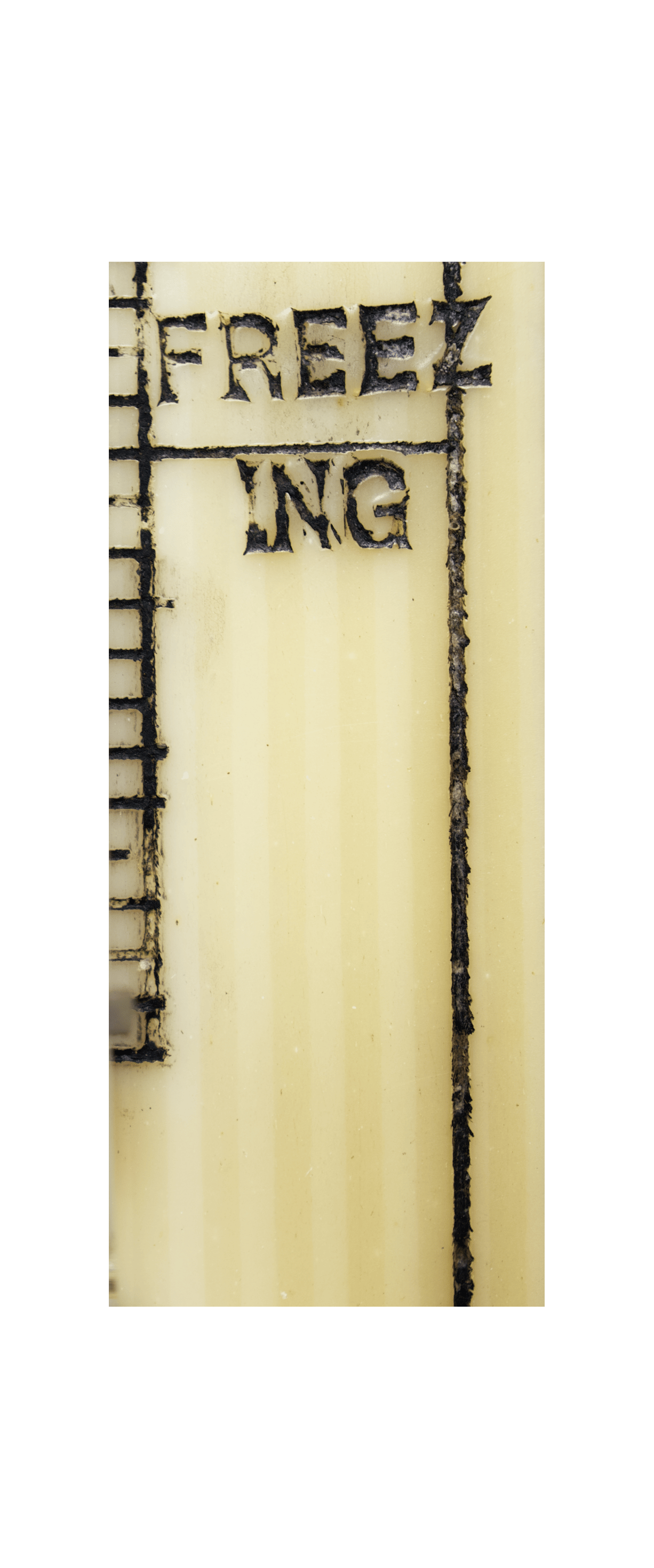 Ebony-cased desk thermometer 
