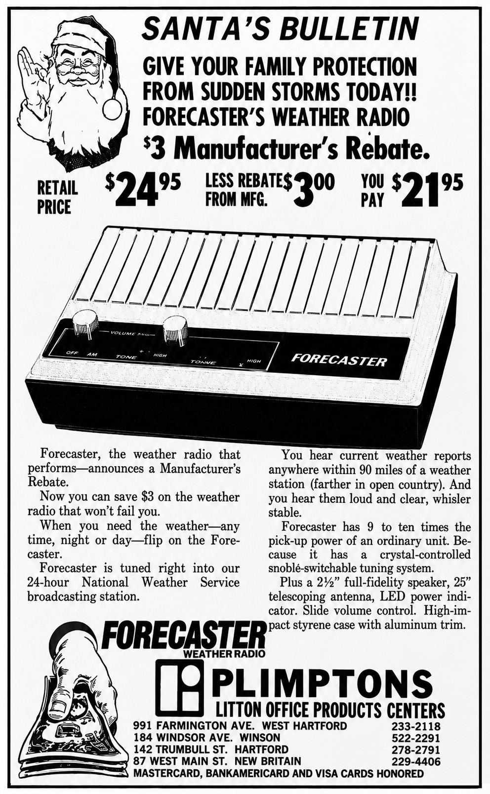 Forecaster Weather Radio