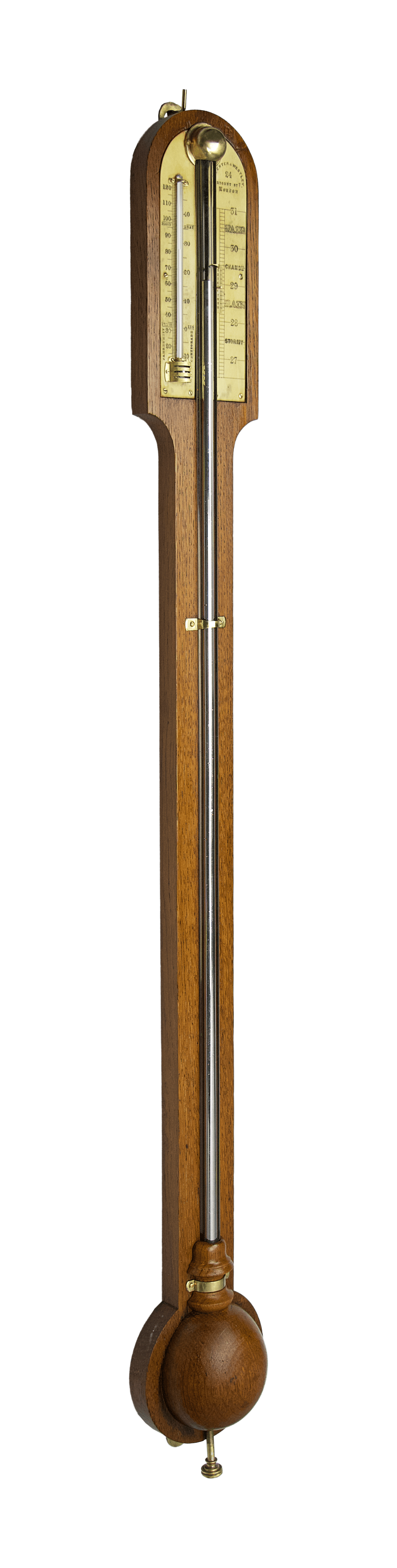 Ivory Register-Plate Cistern Barometer