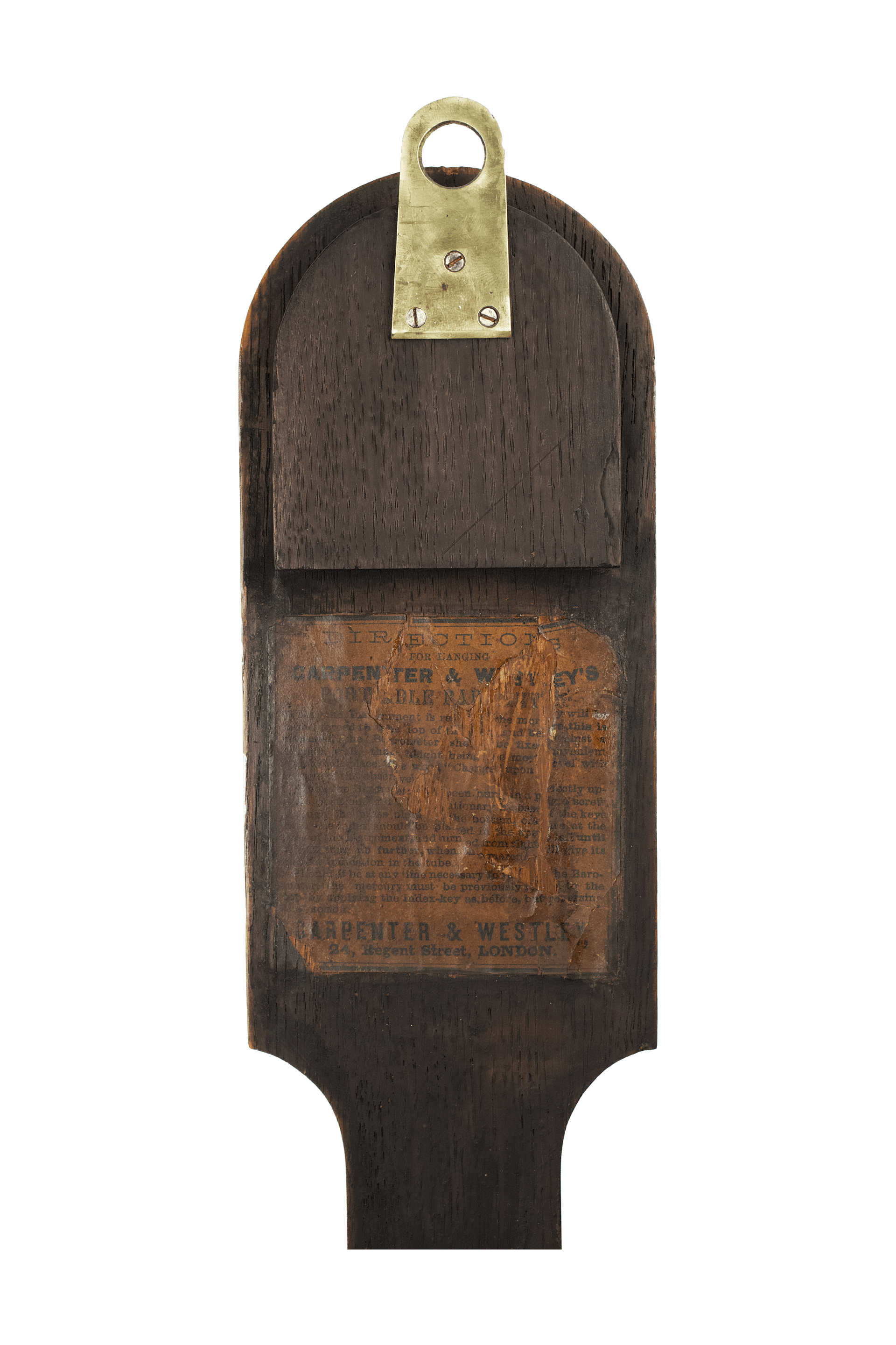 Ivory Register-Plate Cistern Barometer