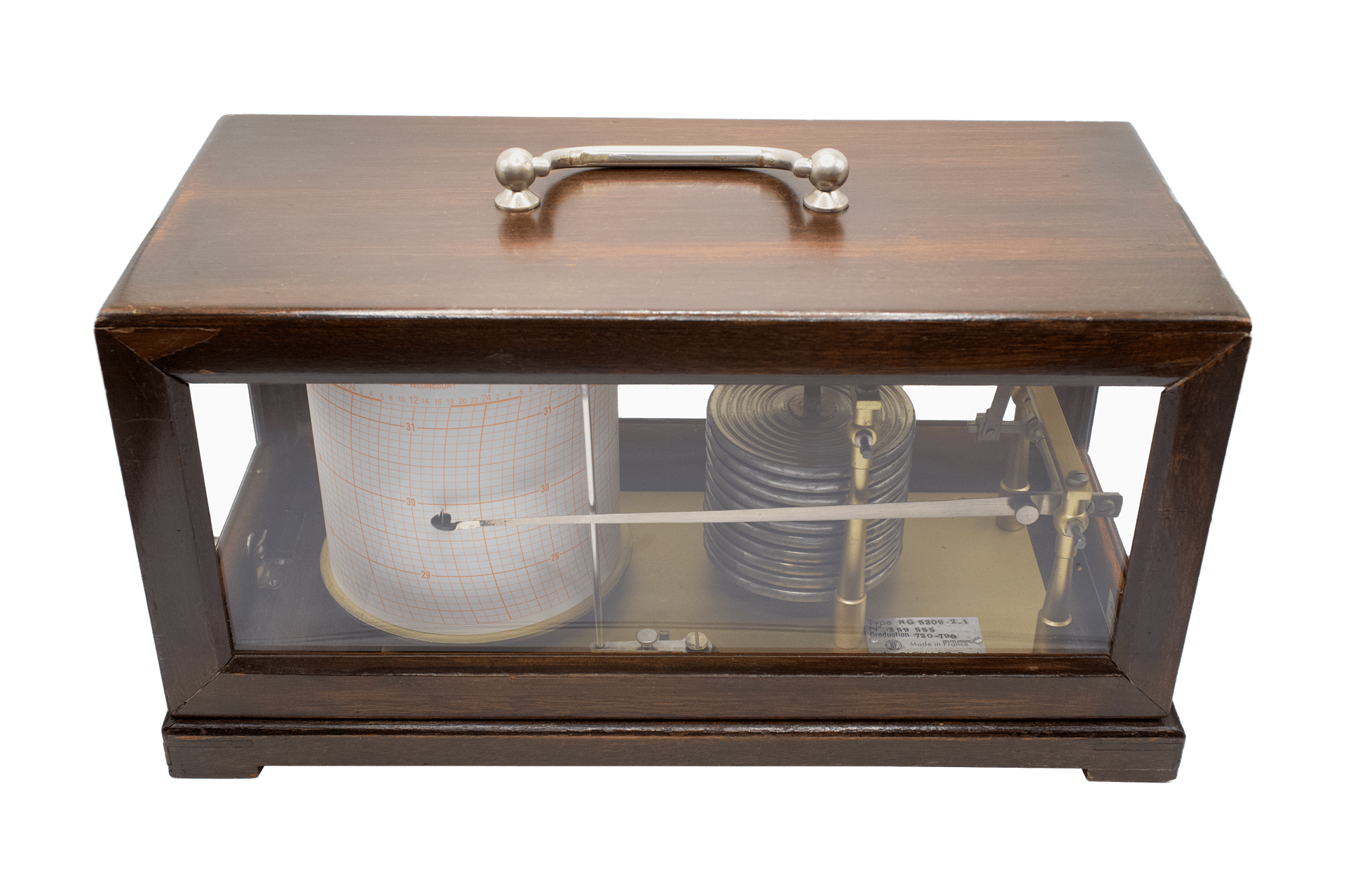 Weekly barograph