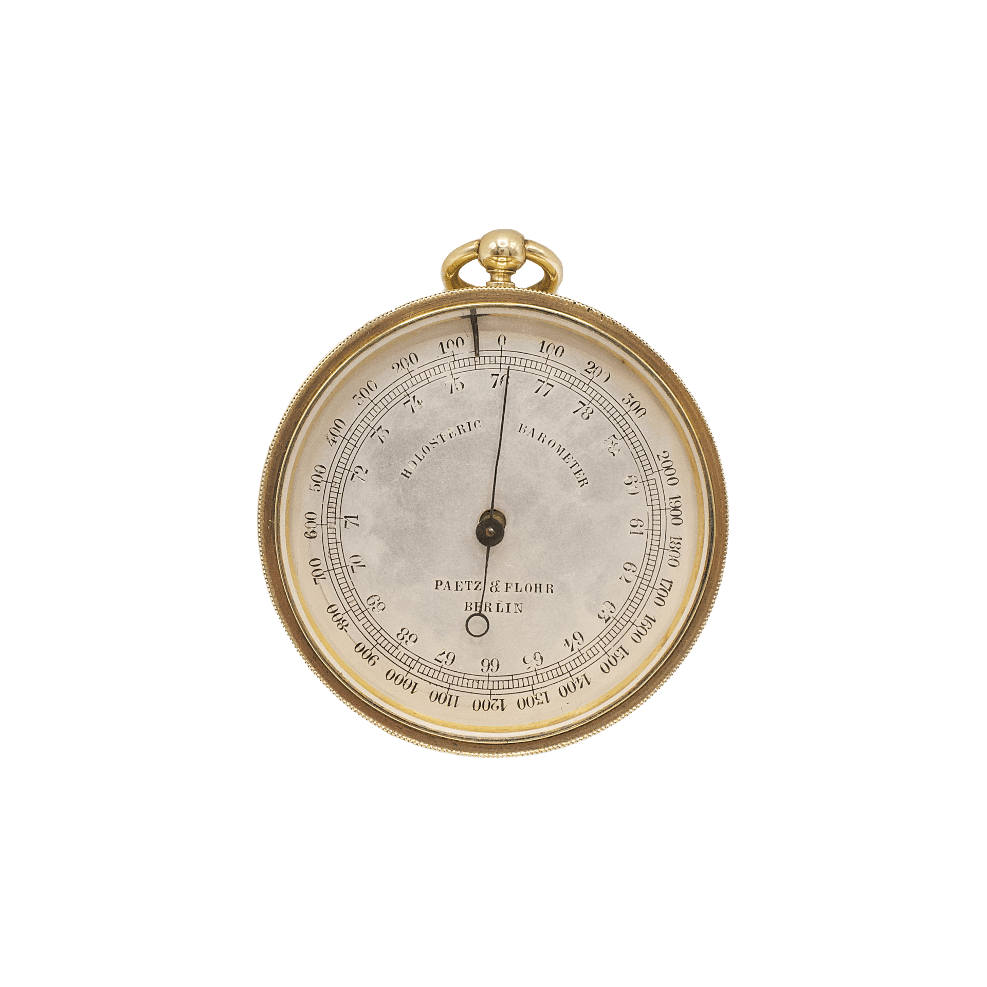 Barrel-cased pocket barometer