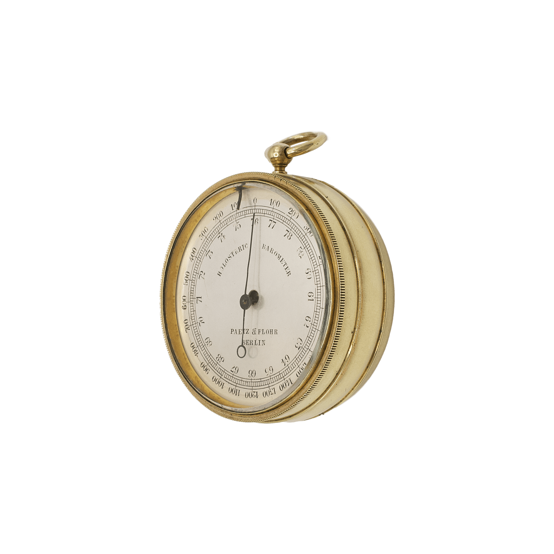 Barrel-cased pocket barometer