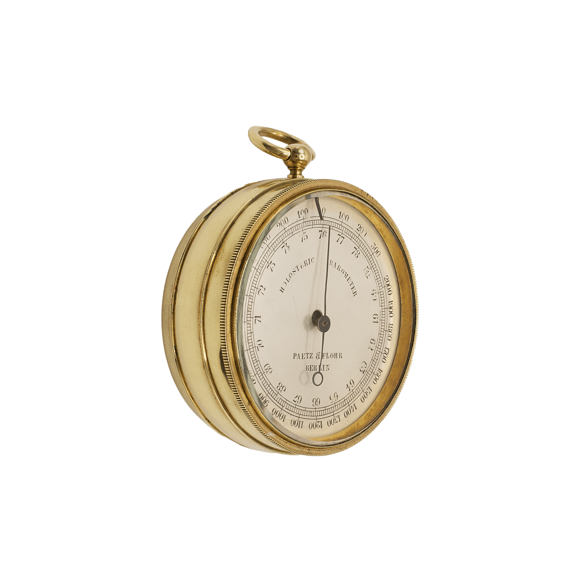 Barrel-cased pocket barometer