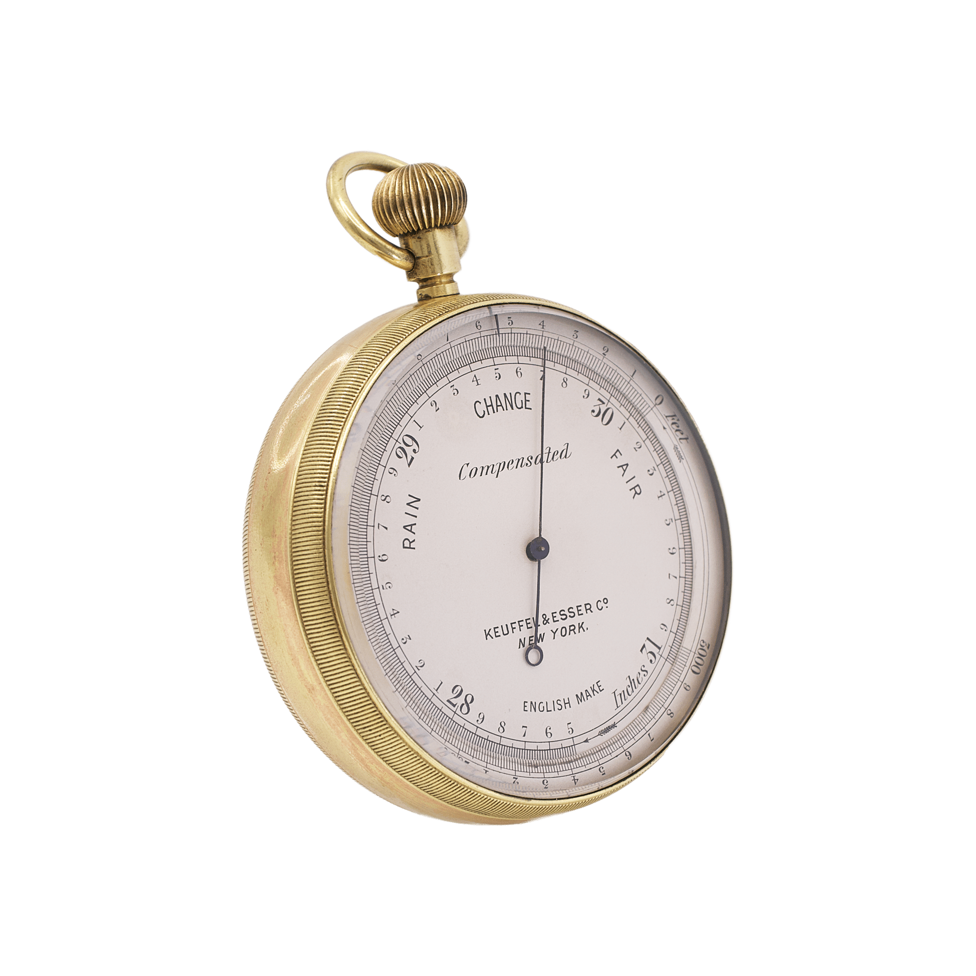 Watch-Pattern Pocket Aneroid