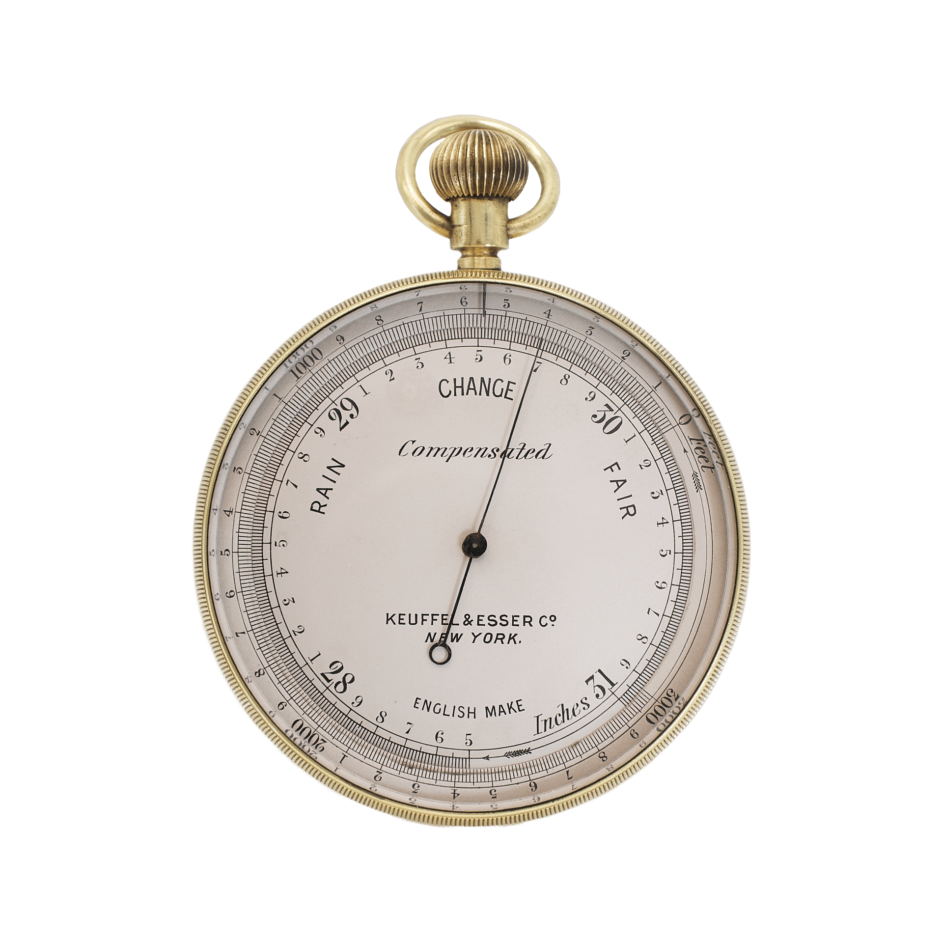 Watch-Pattern Pocket Aneroid