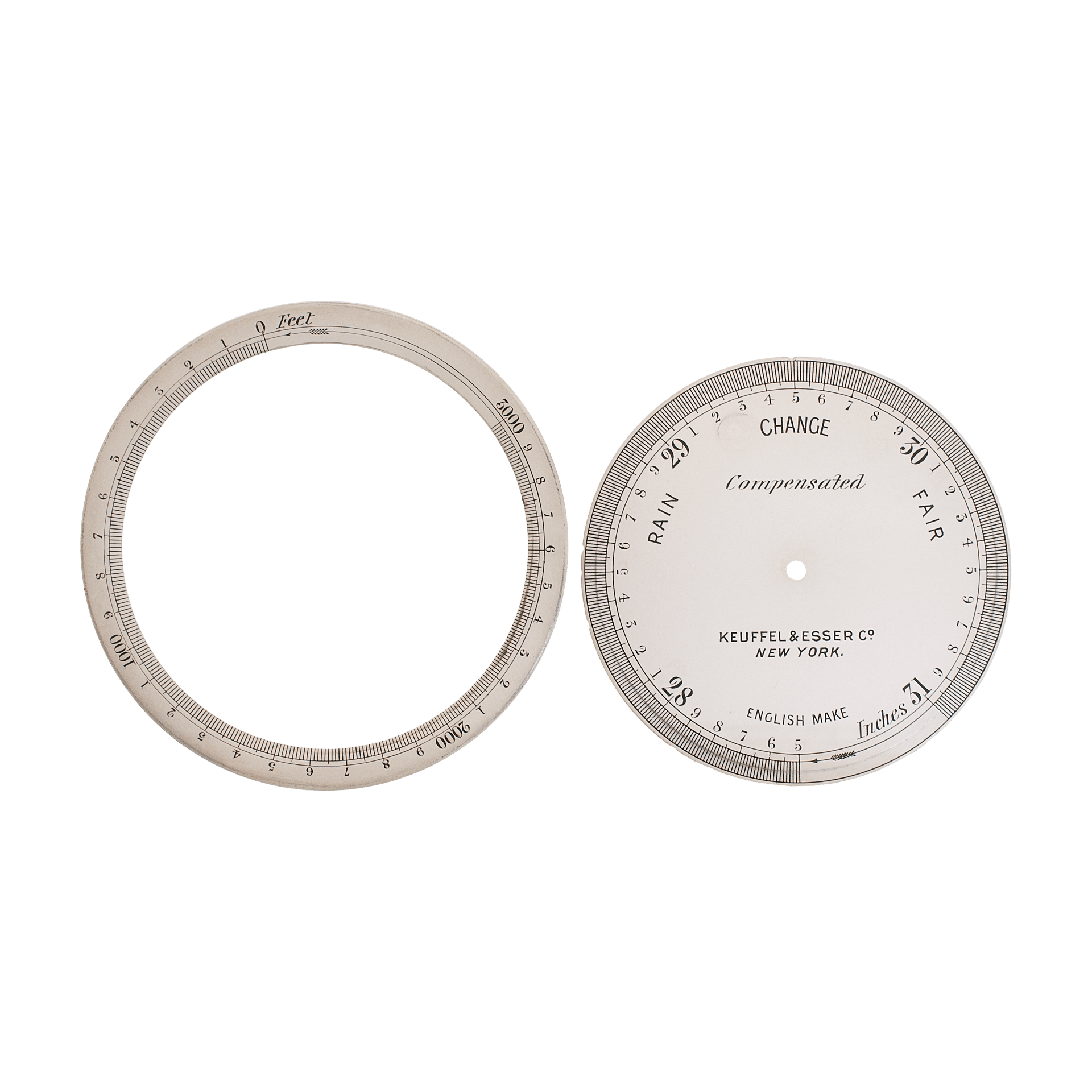 Watch-Pattern Pocket Aneroid