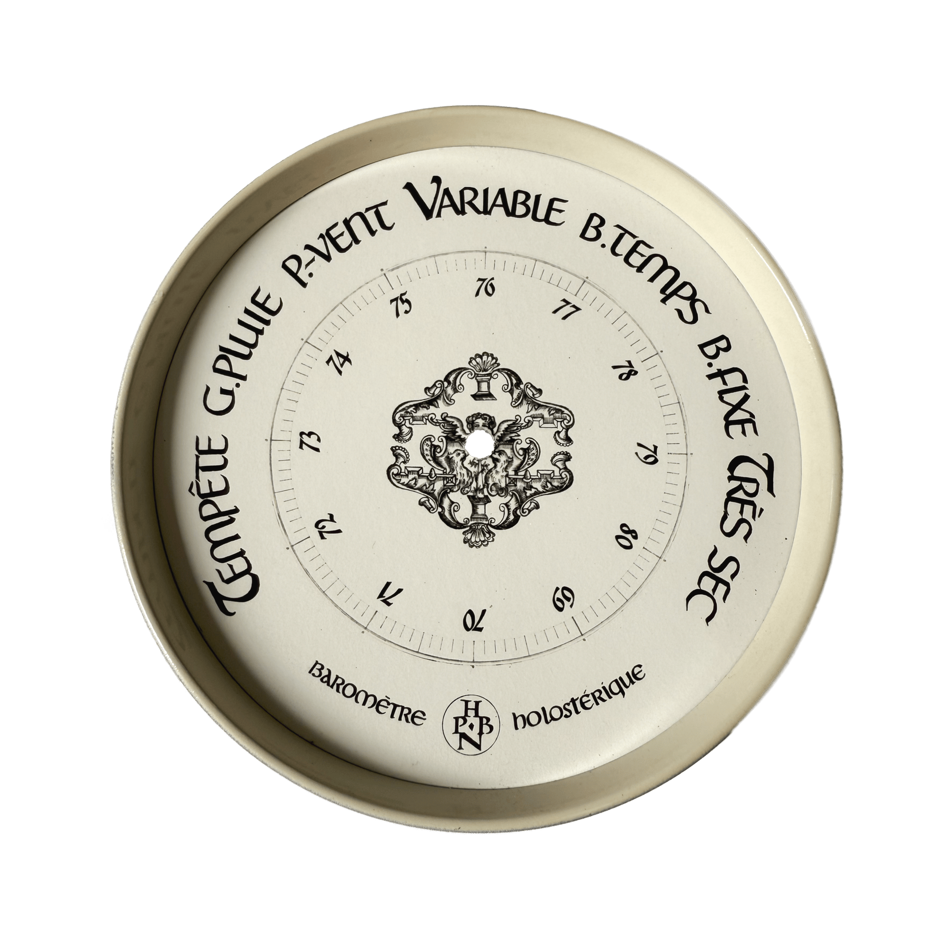 Mascaron barometer