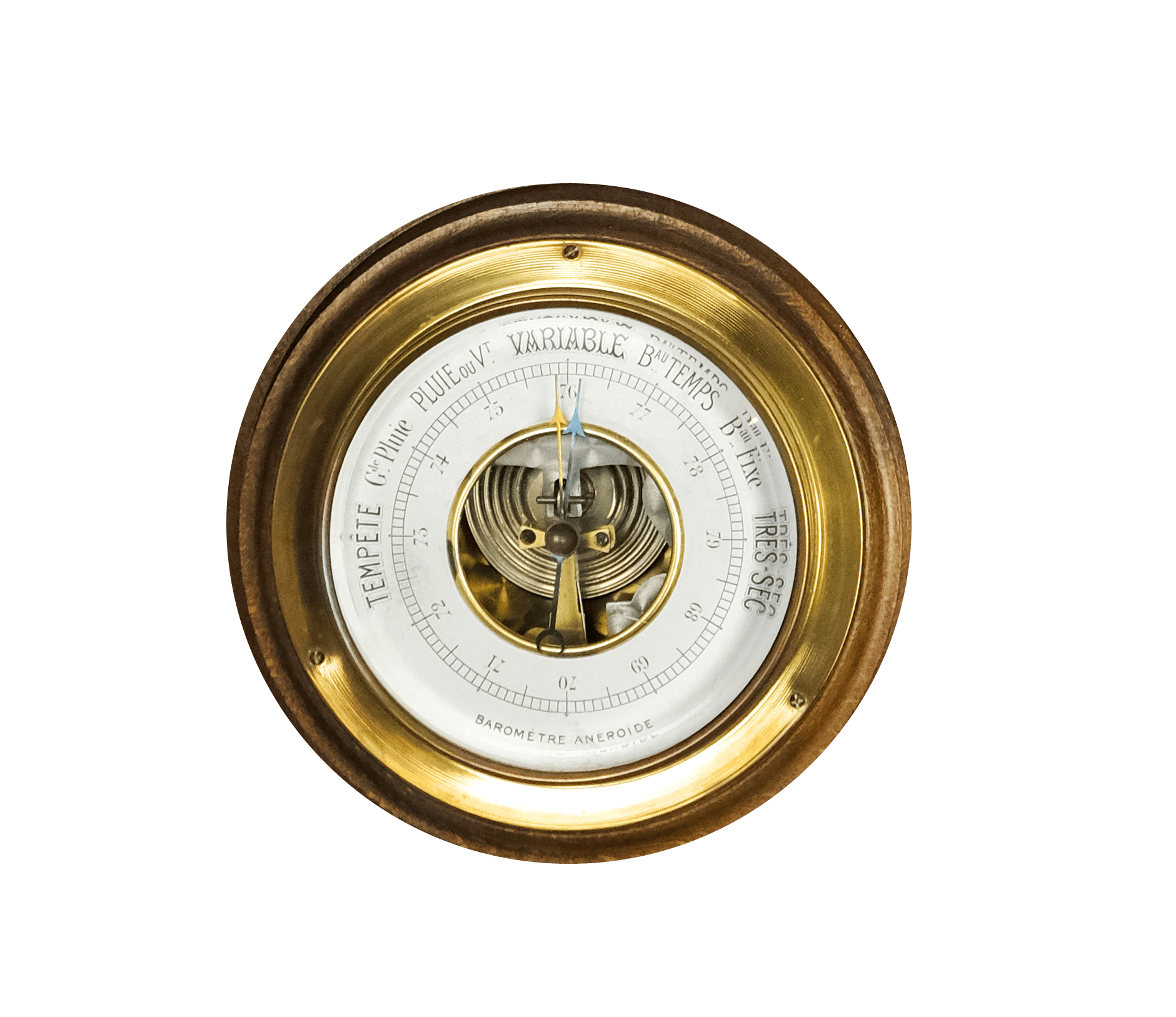 Henry II Style Carved Barometer