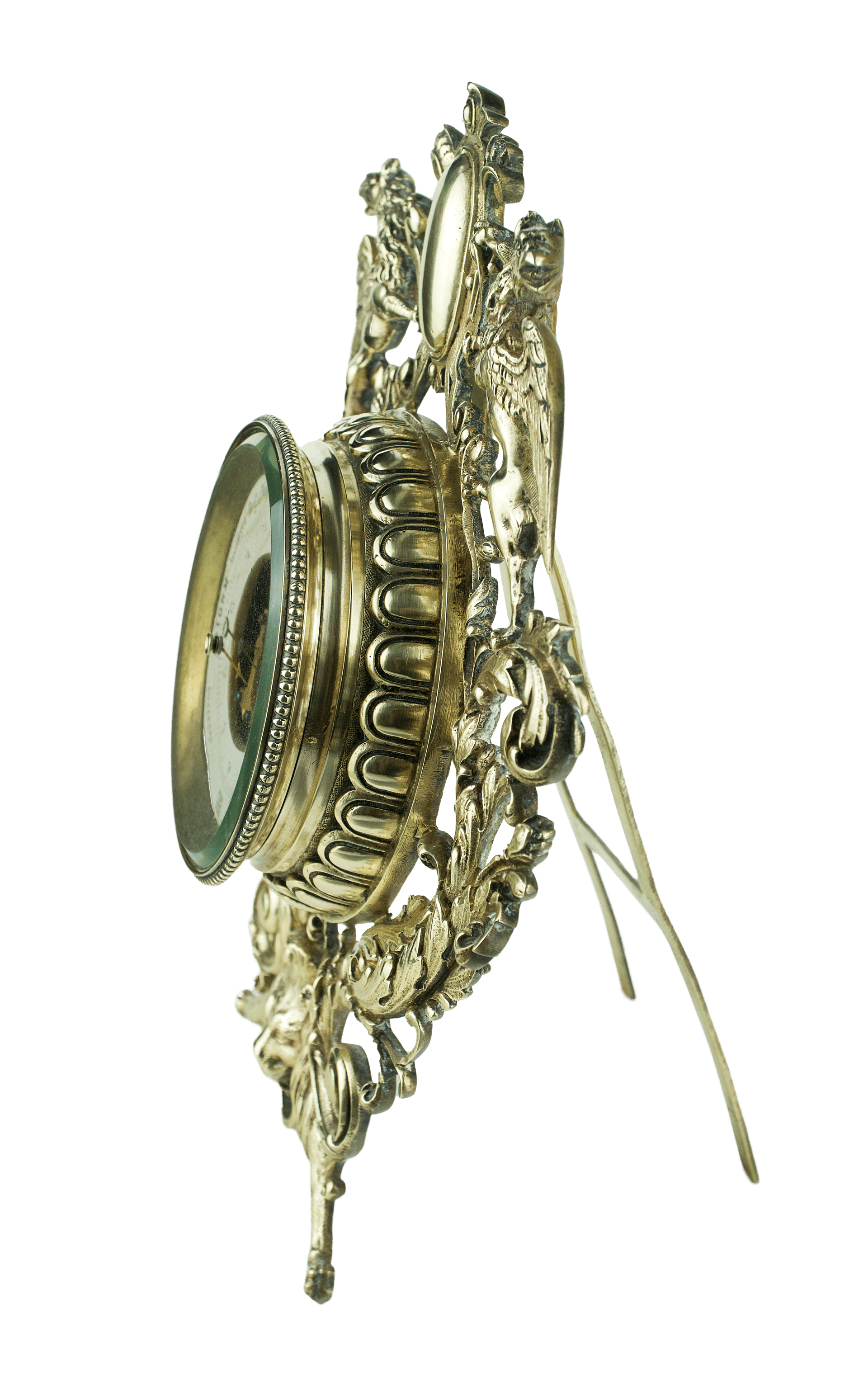 Baroque Revival aneroid barometer