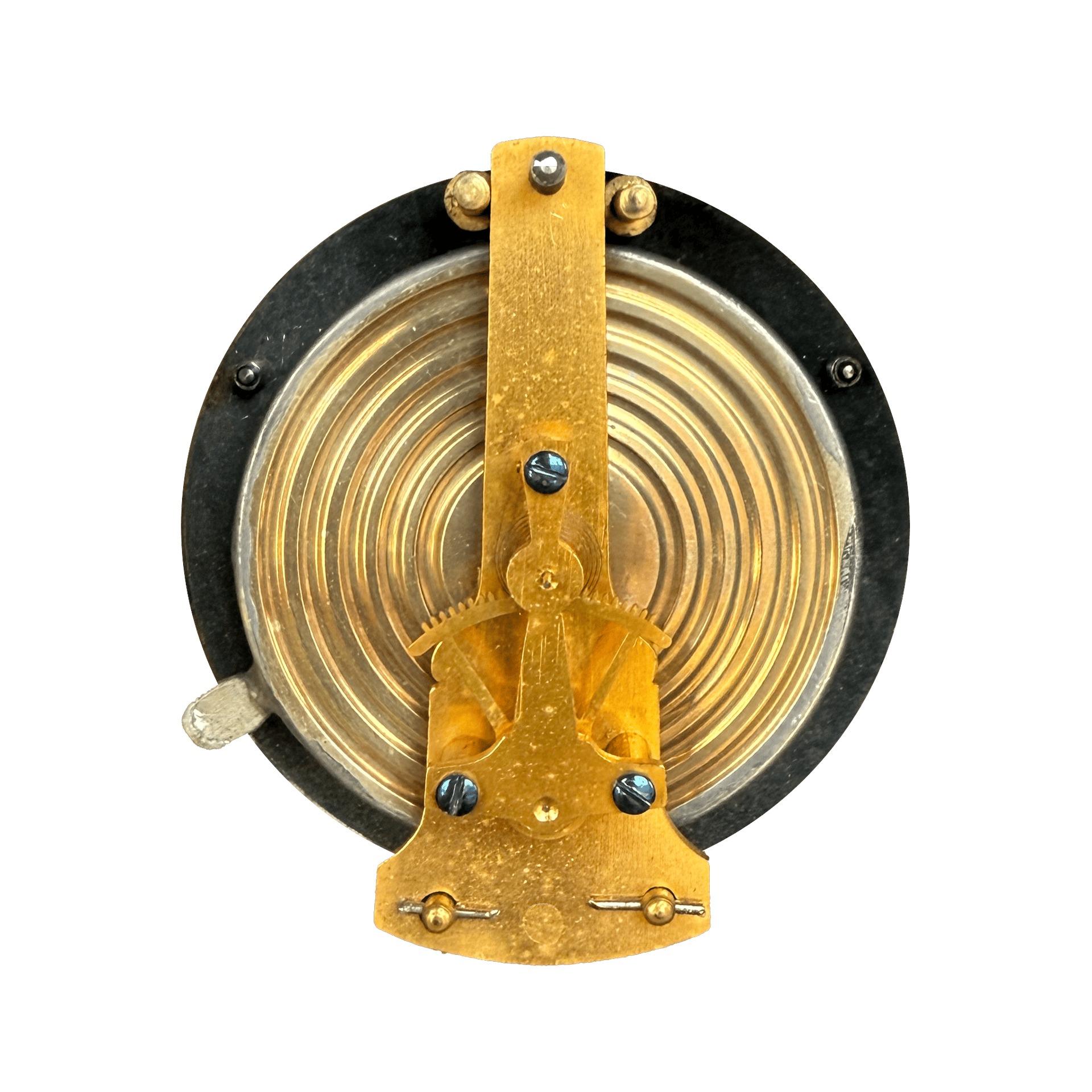 Rack and pinion desk barometer