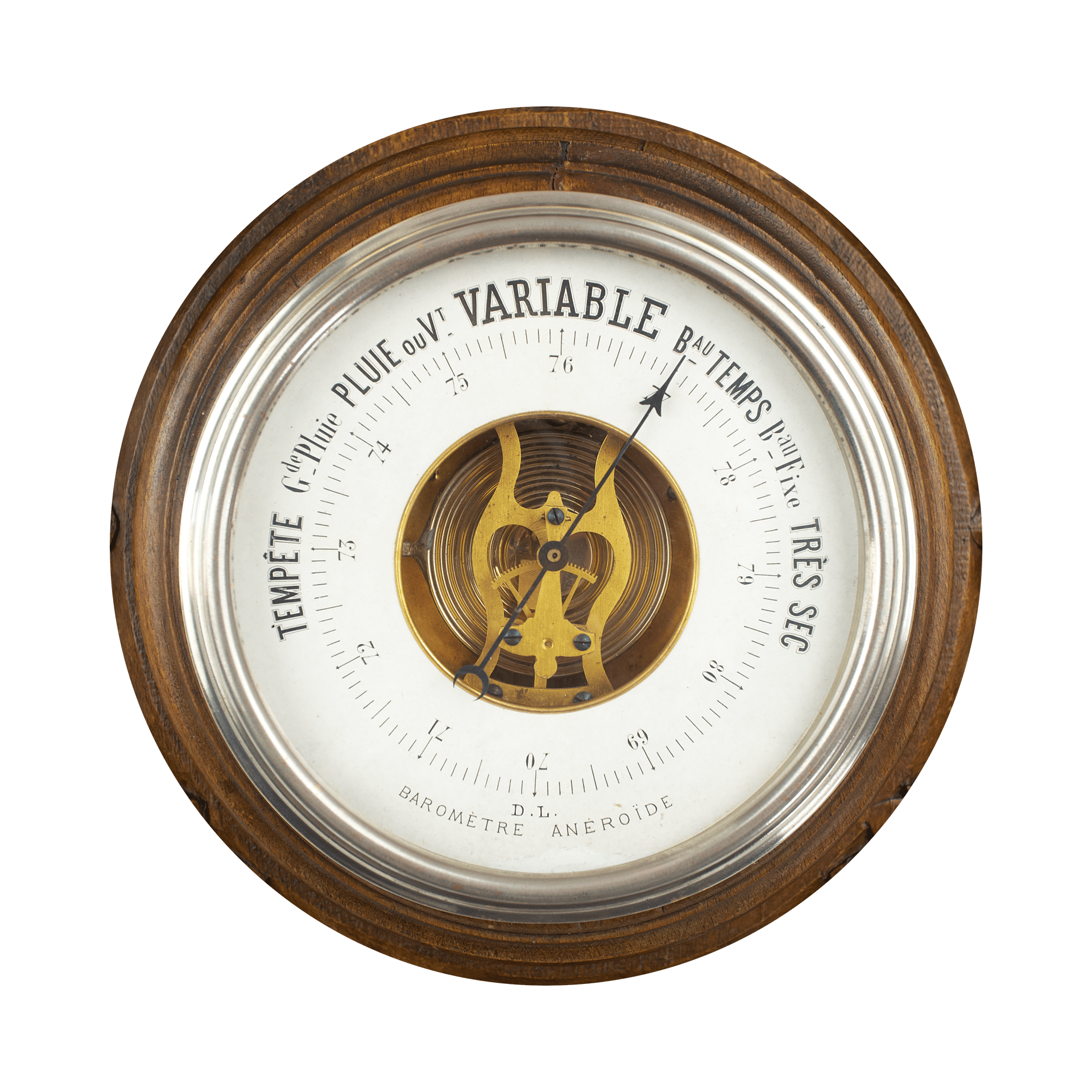 Black Forest Hunting Motif Aneroid Barometer