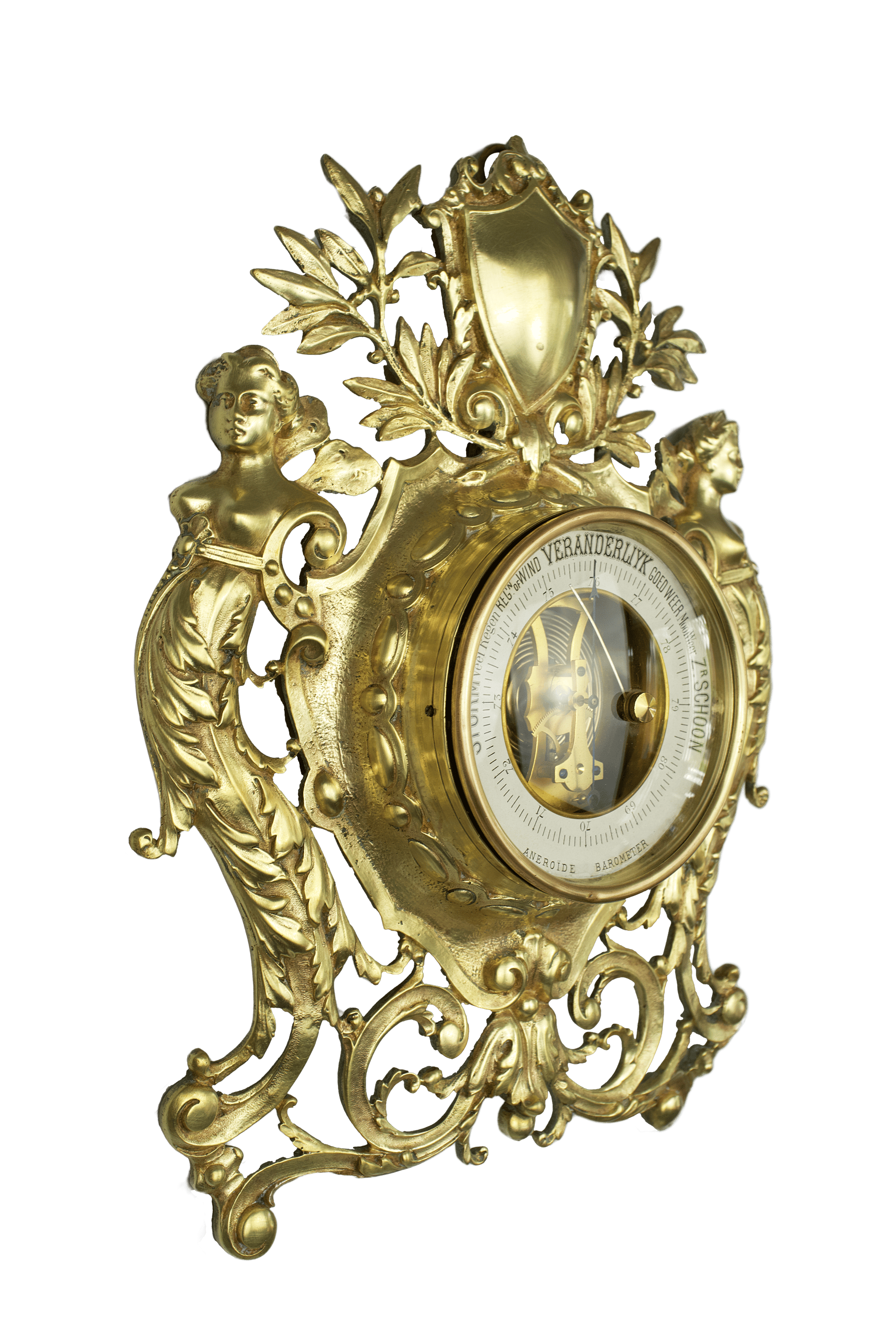 Caryatid Mounts Barometer