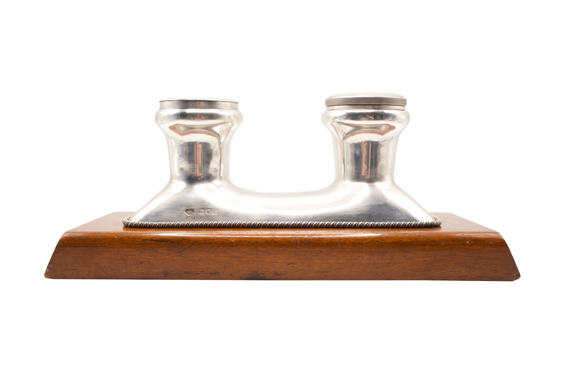 Silver-Mounted Paperweight Barometer