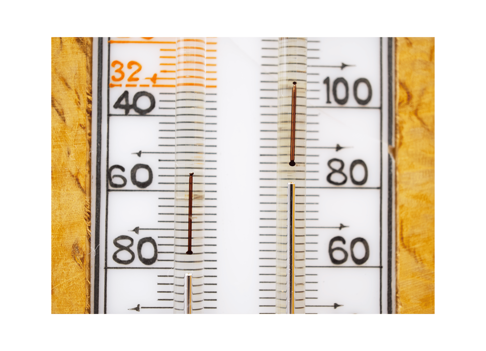 Pocket max–min thermometer