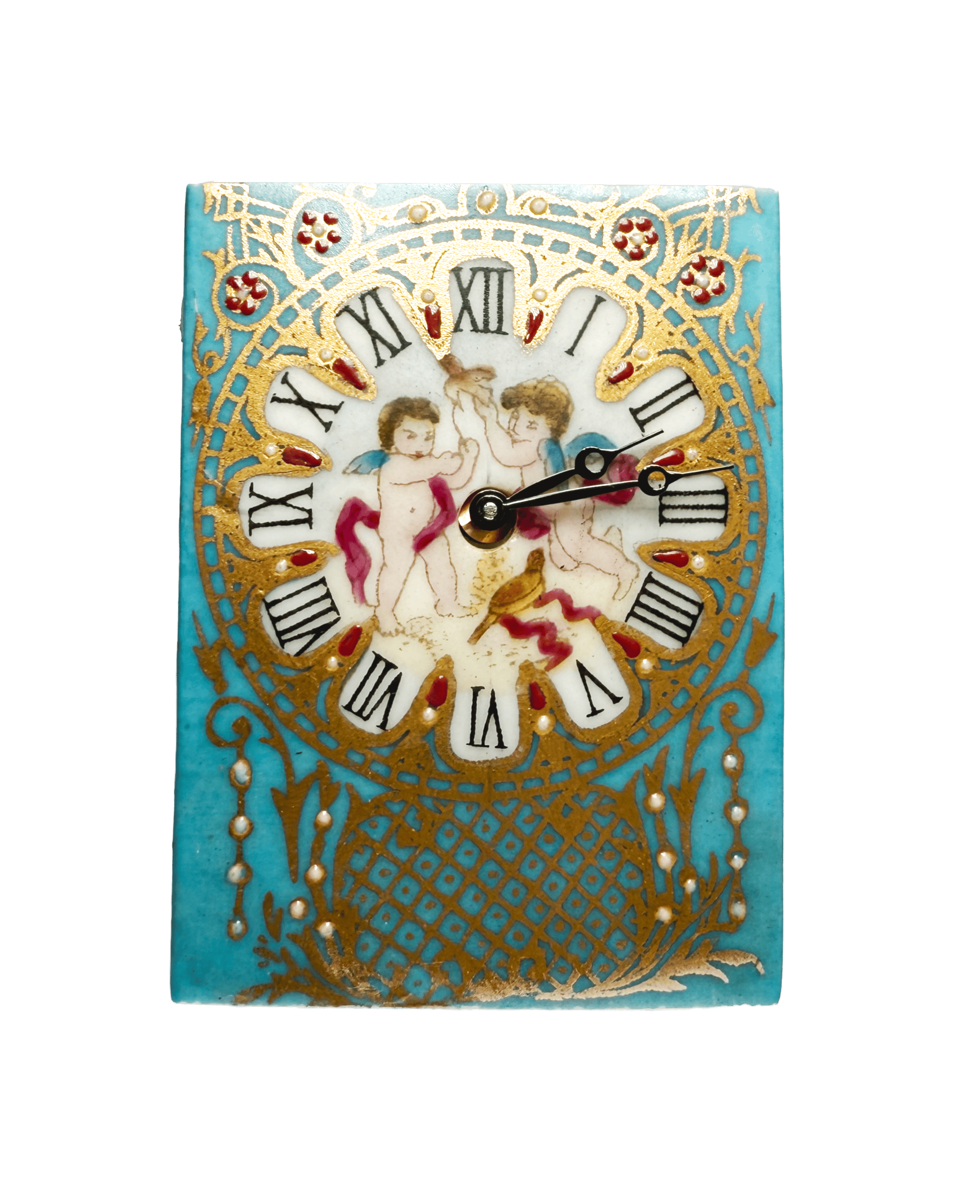 Carriage clock with barometer