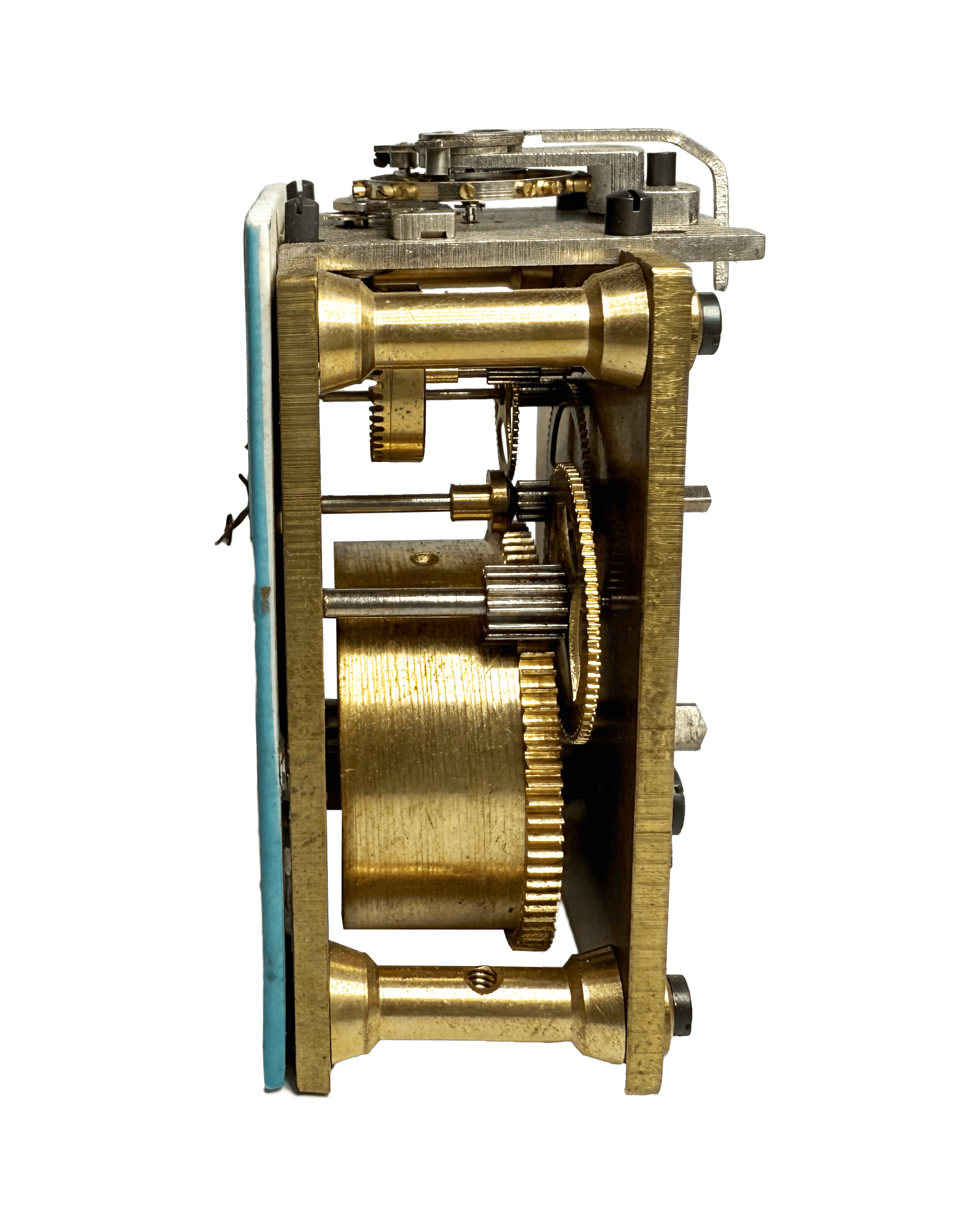 Carriage clock with barometer