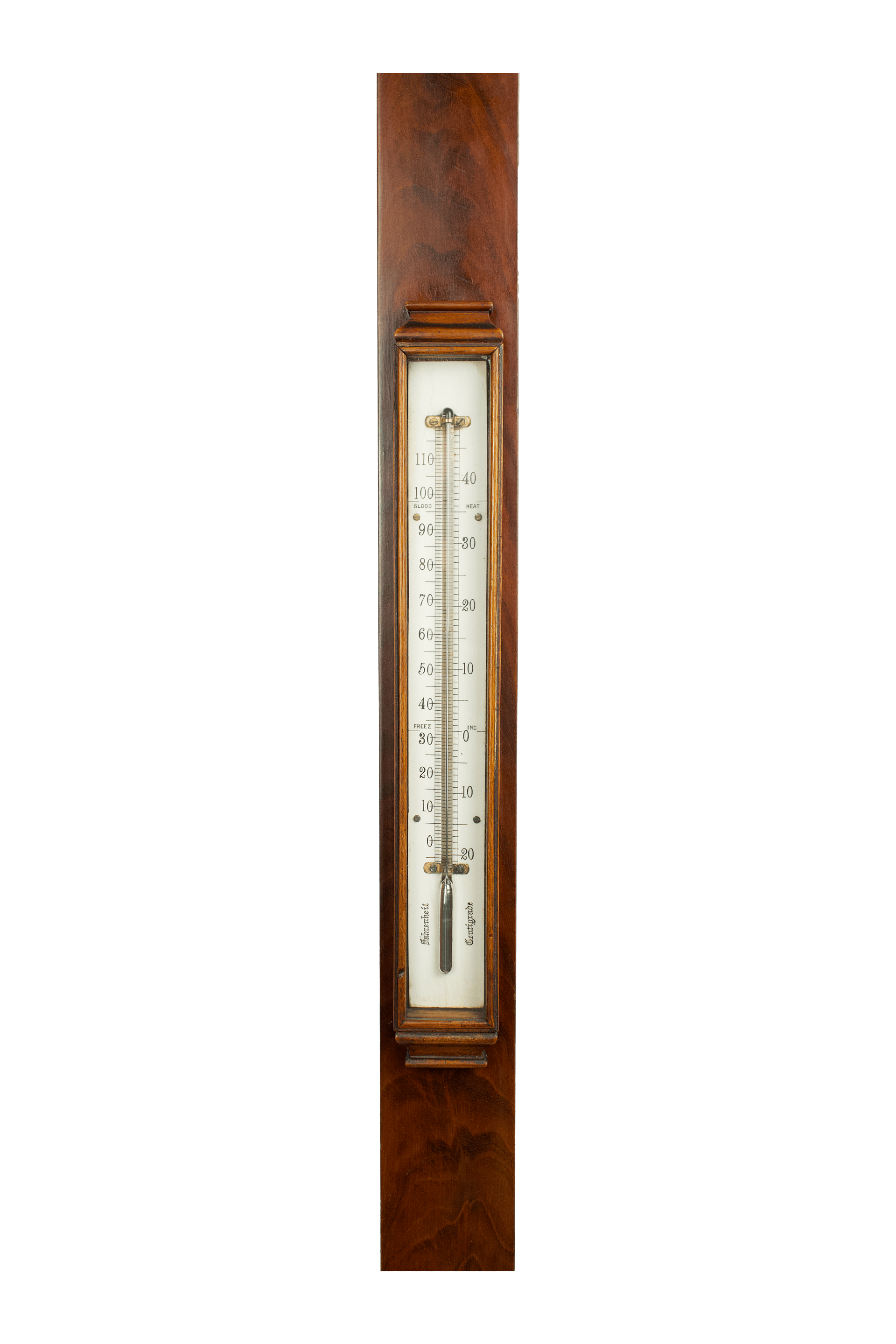 Mahogany cistern barometer