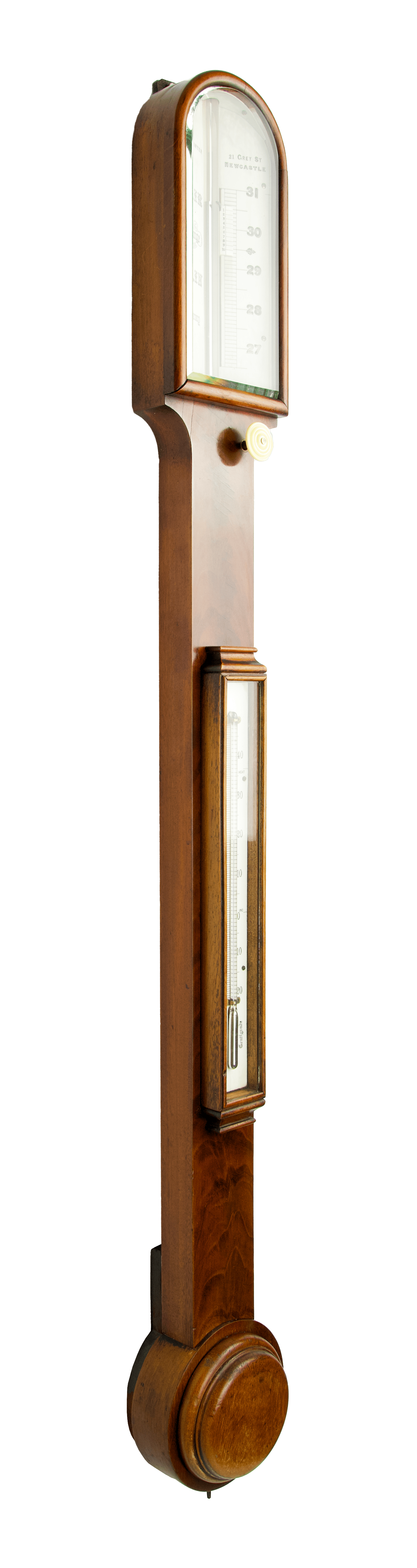 Mahogany cistern barometer