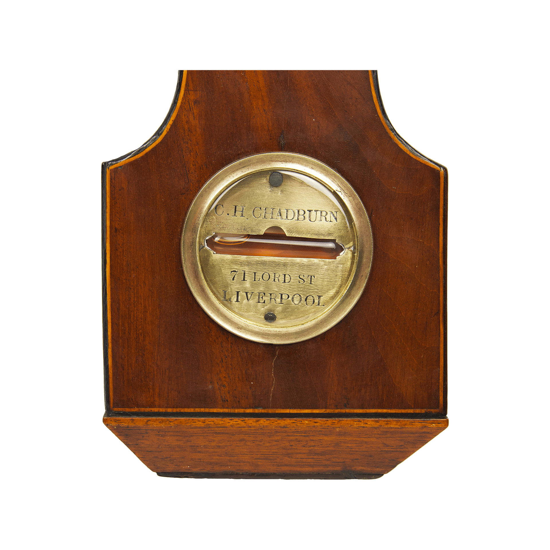 Early Victorian Mahogany Wheel Barometer