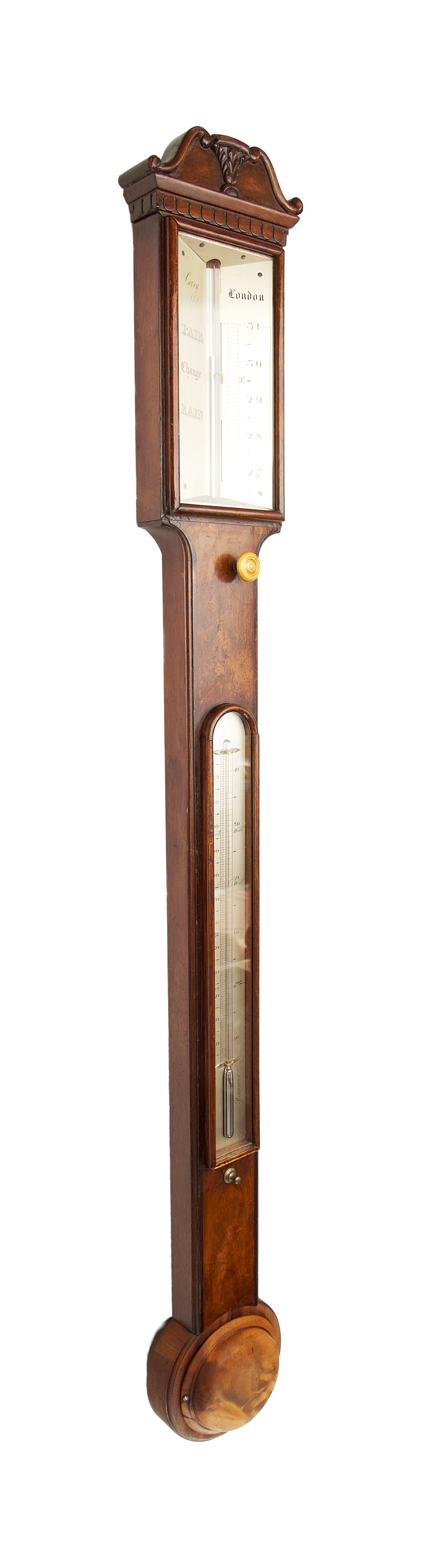 Mahogany Stick Barometer