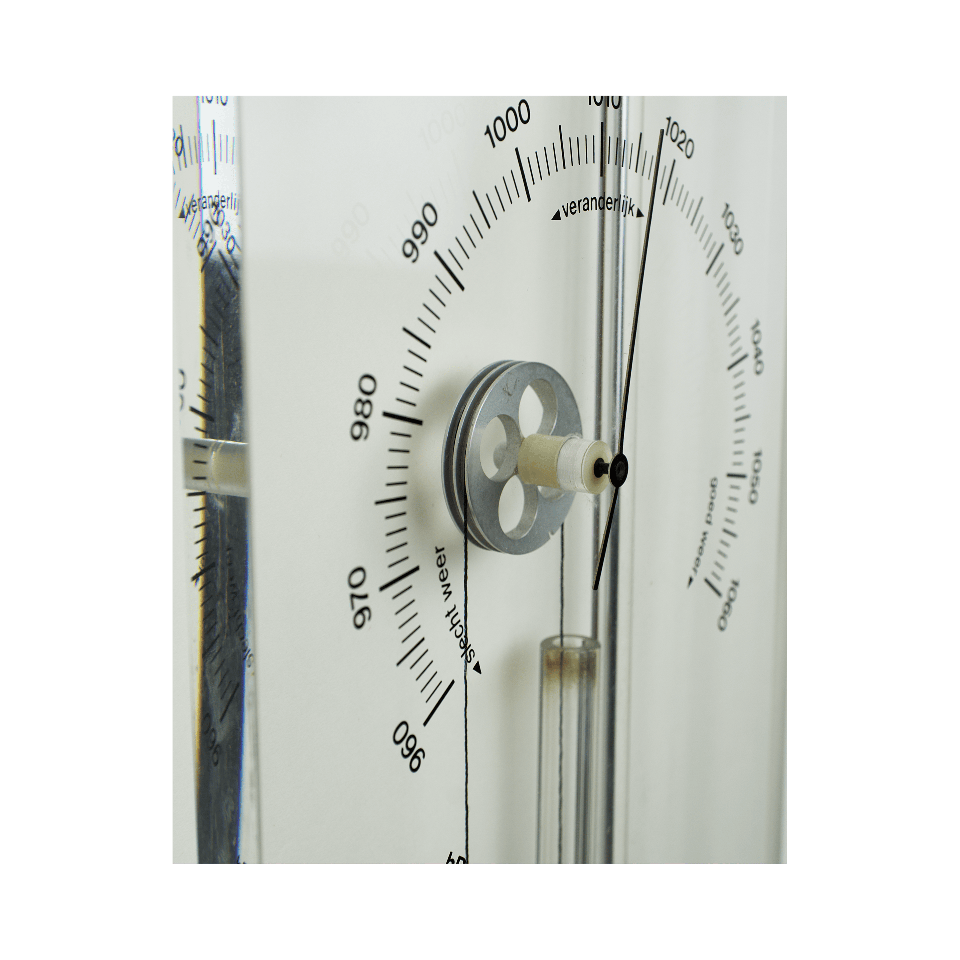 Plexiglass Wheel Barometer