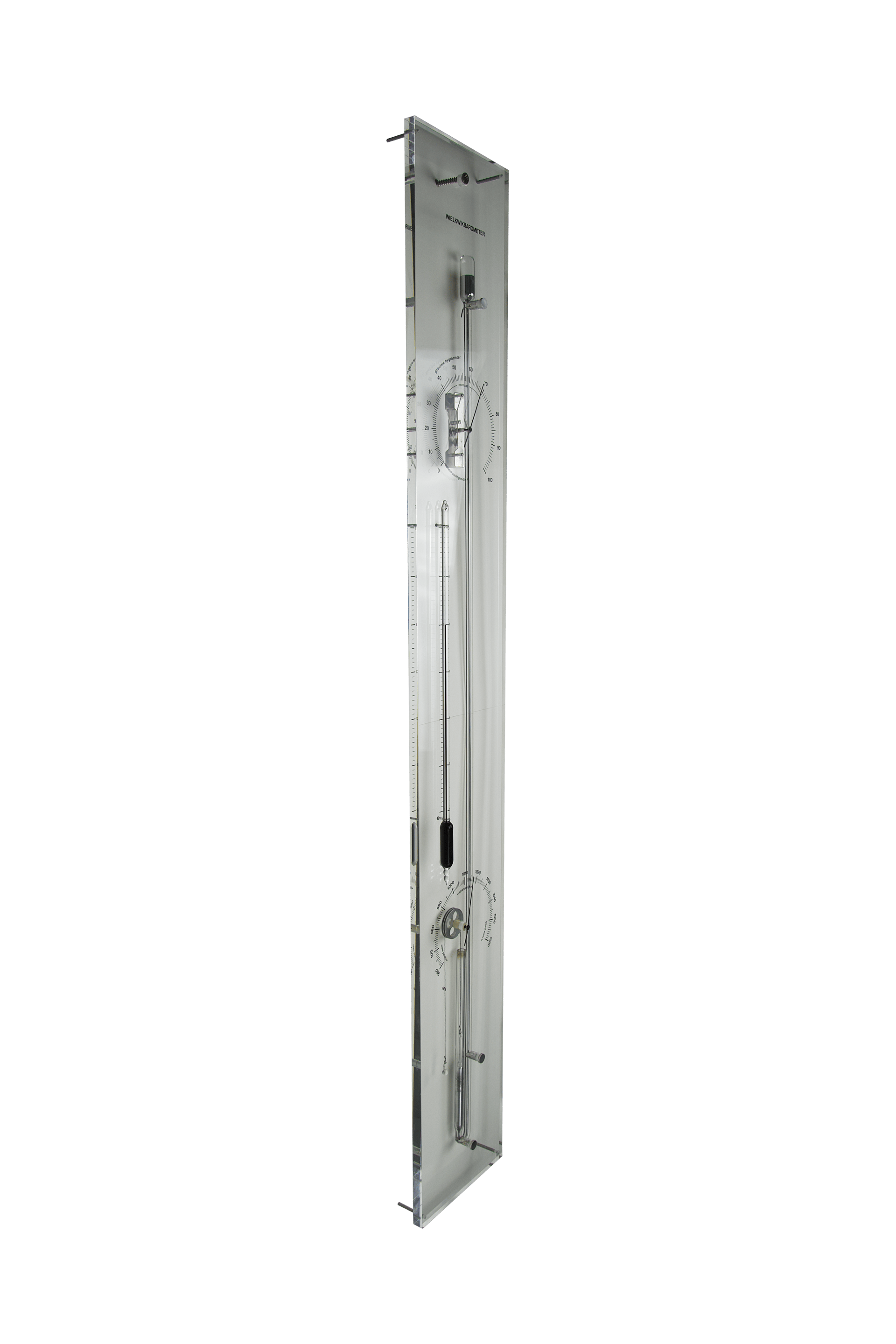 Plexiglass Wheel Barometer