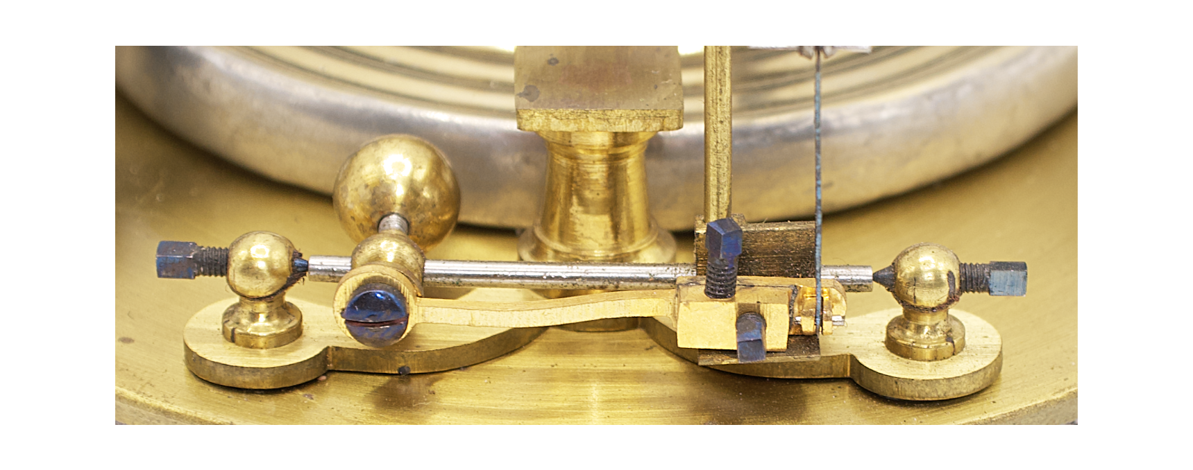 Imperial Russia Brass Case Barometer