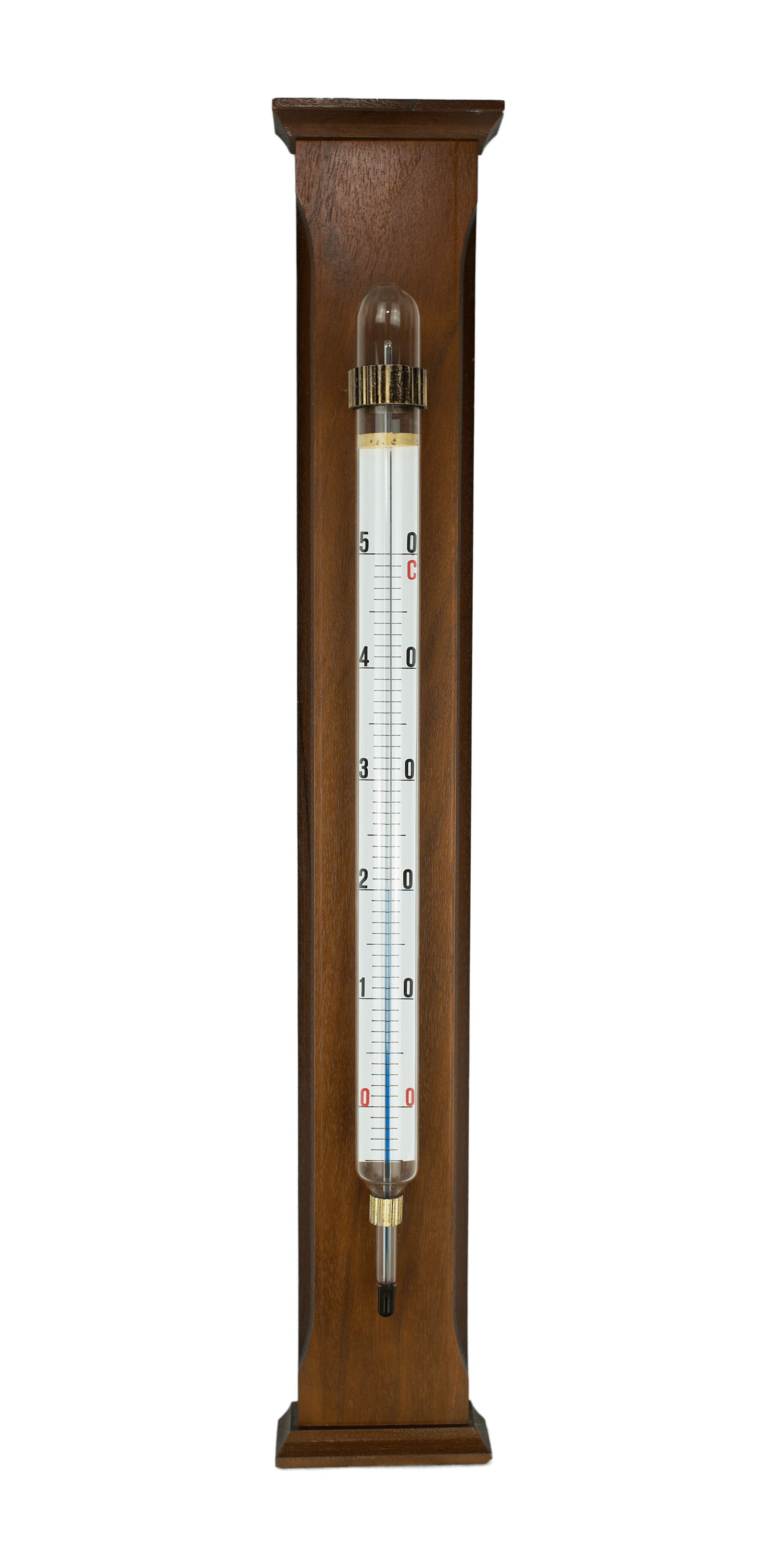 Wall-mounted household thermometer