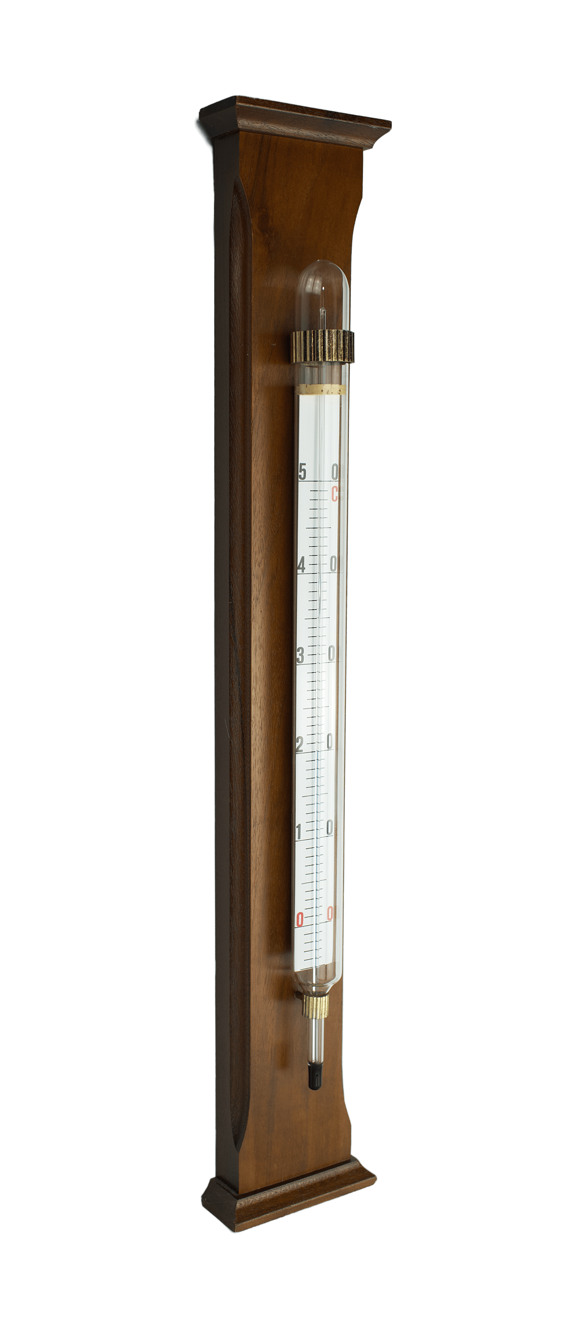 Wall-mounted household thermometer