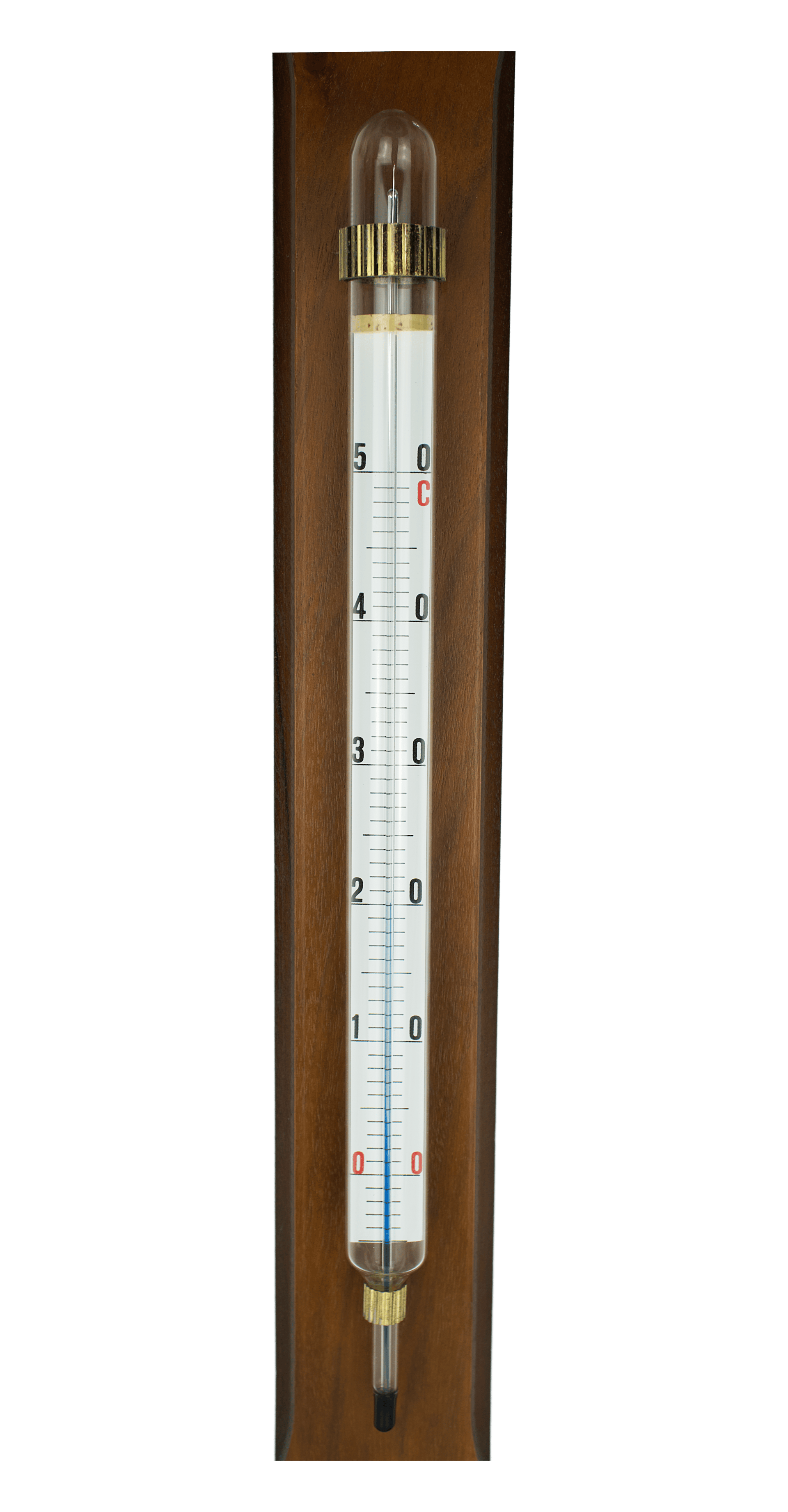 Wall-mounted household thermometer