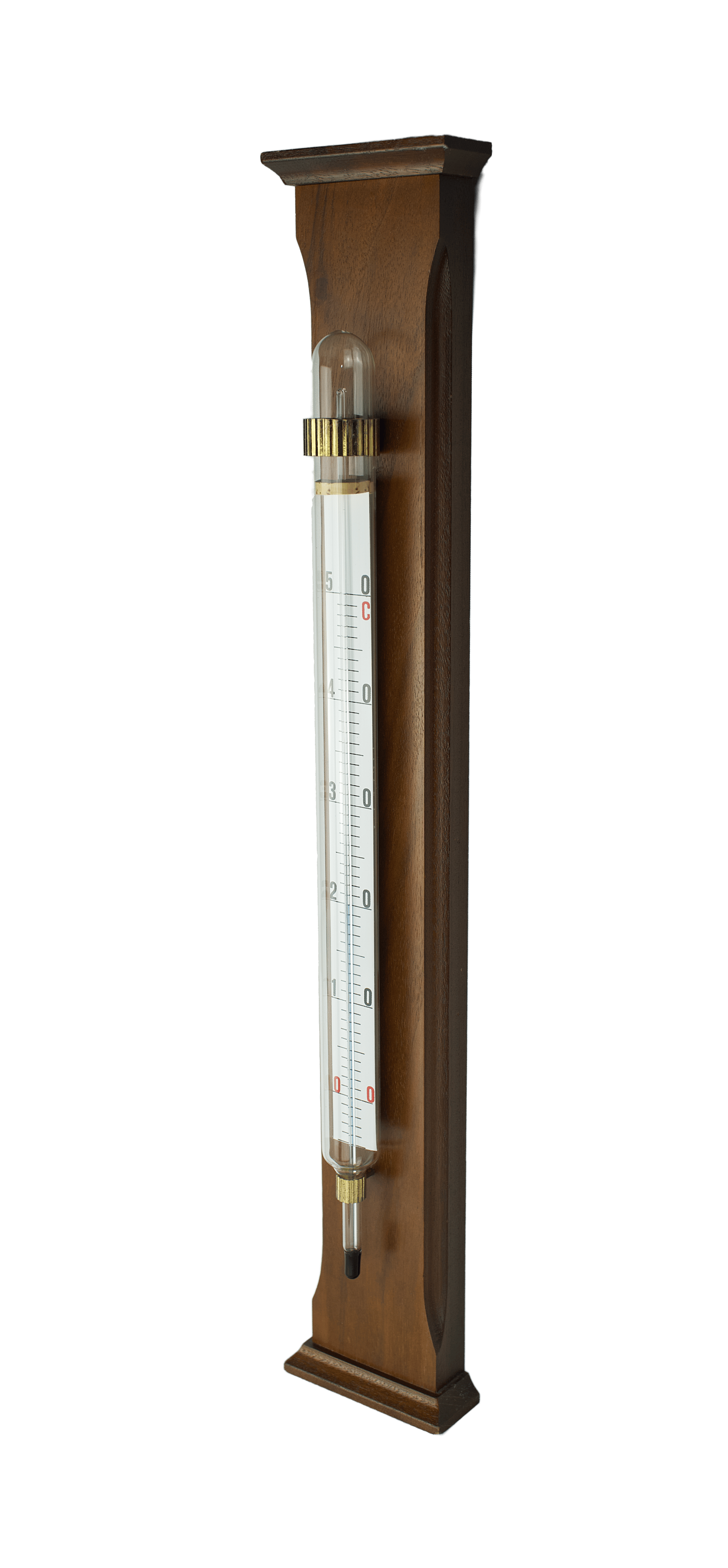 Wall-mounted household thermometer